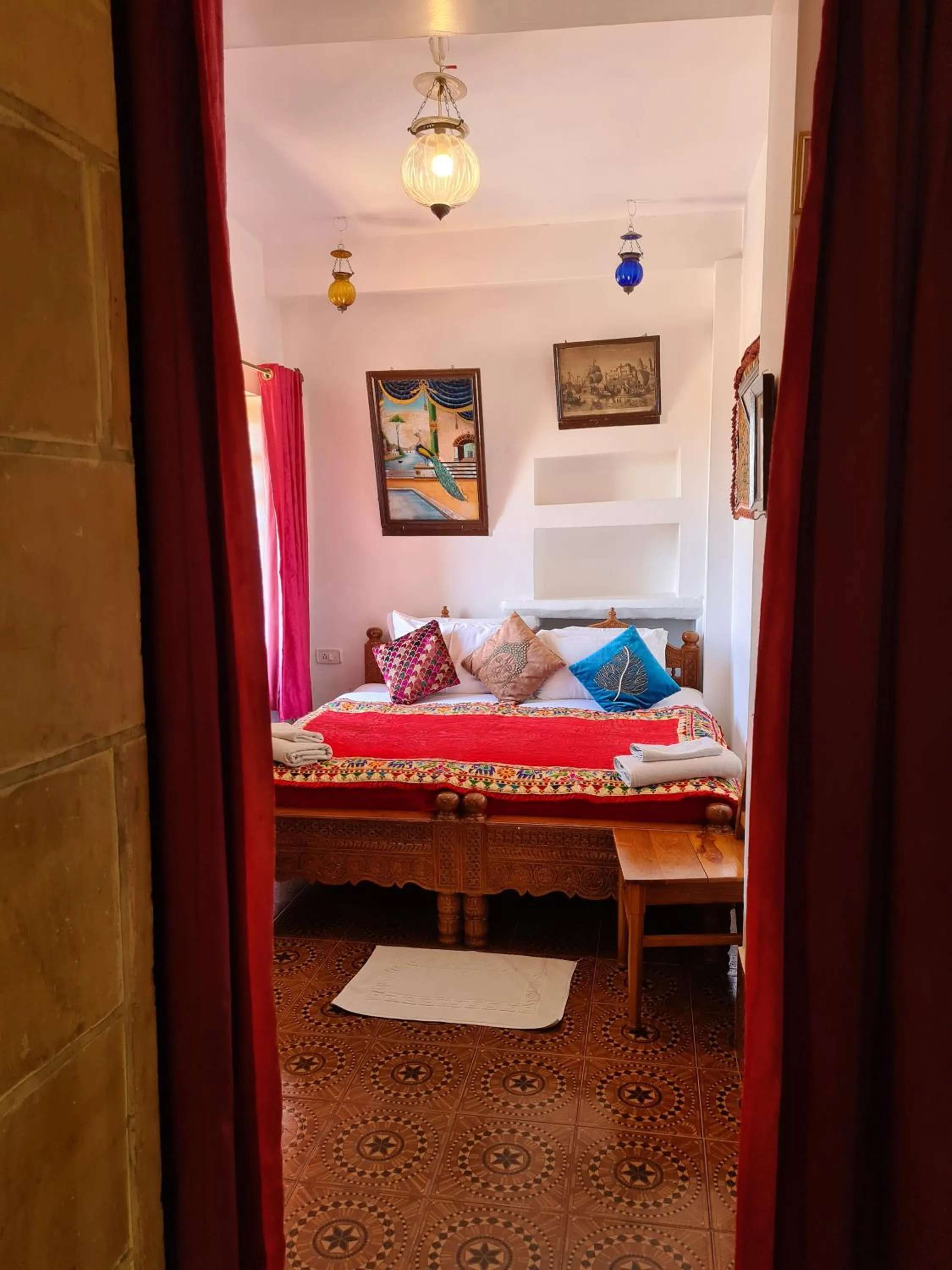 Bed in Hotel Victoria