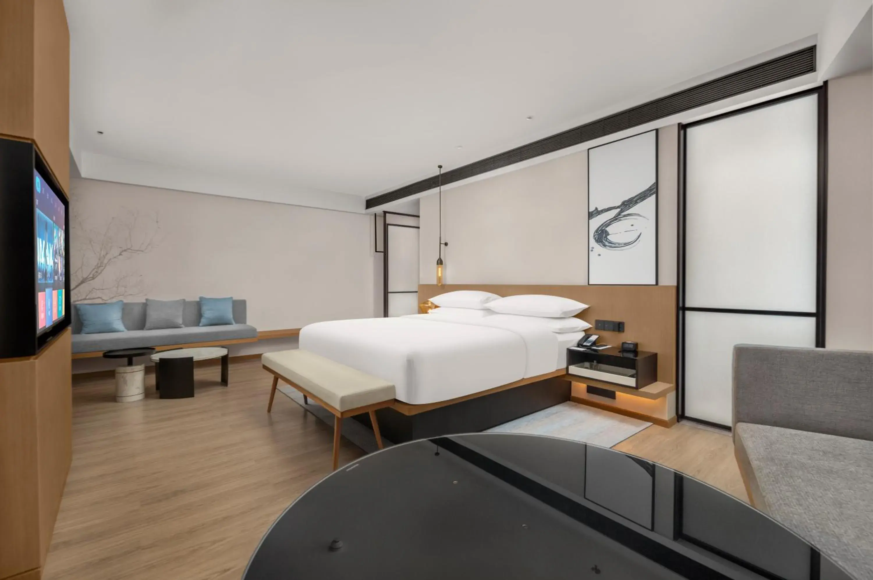 Executive King Room with City View in Fairfield by Marriott Changsha Yuelu Executive King Room with City View in Fairfield by Marriott Changsha Yuelu