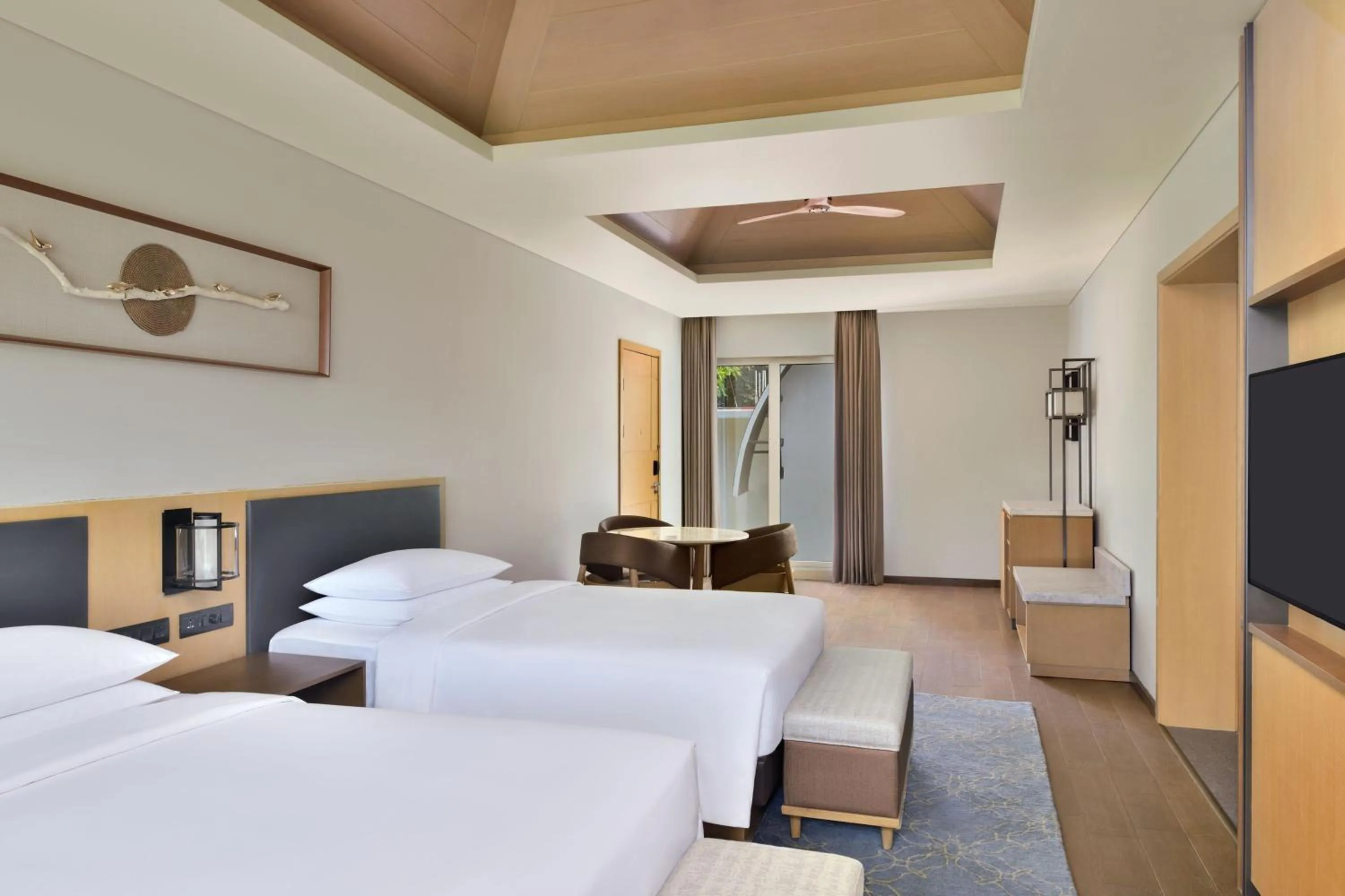 Photo of the whole room, Bed in Coorg Marriott Resort & Spa