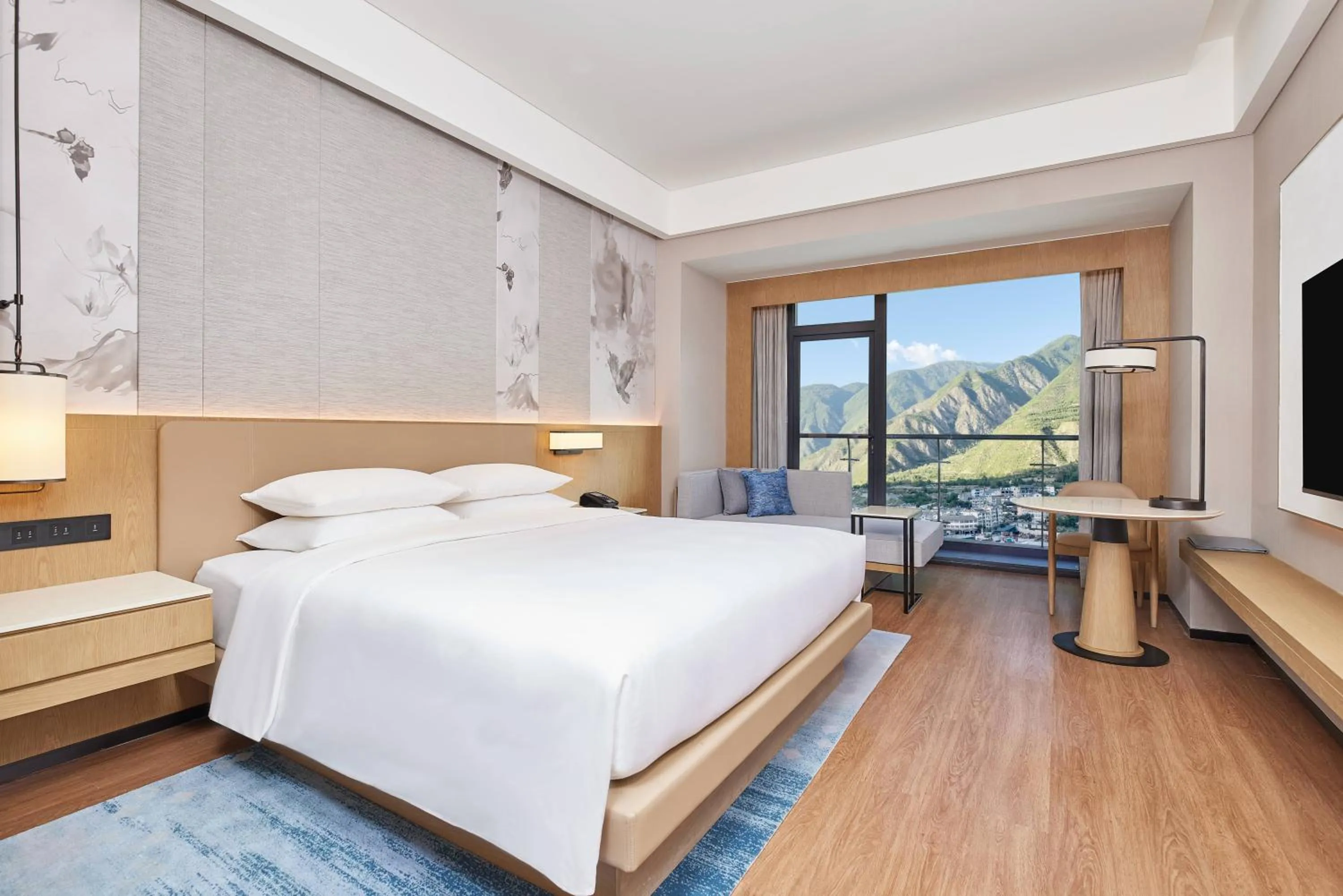Photo of the whole room, Bed in Courtyard by Marriott Jiuzhaigou