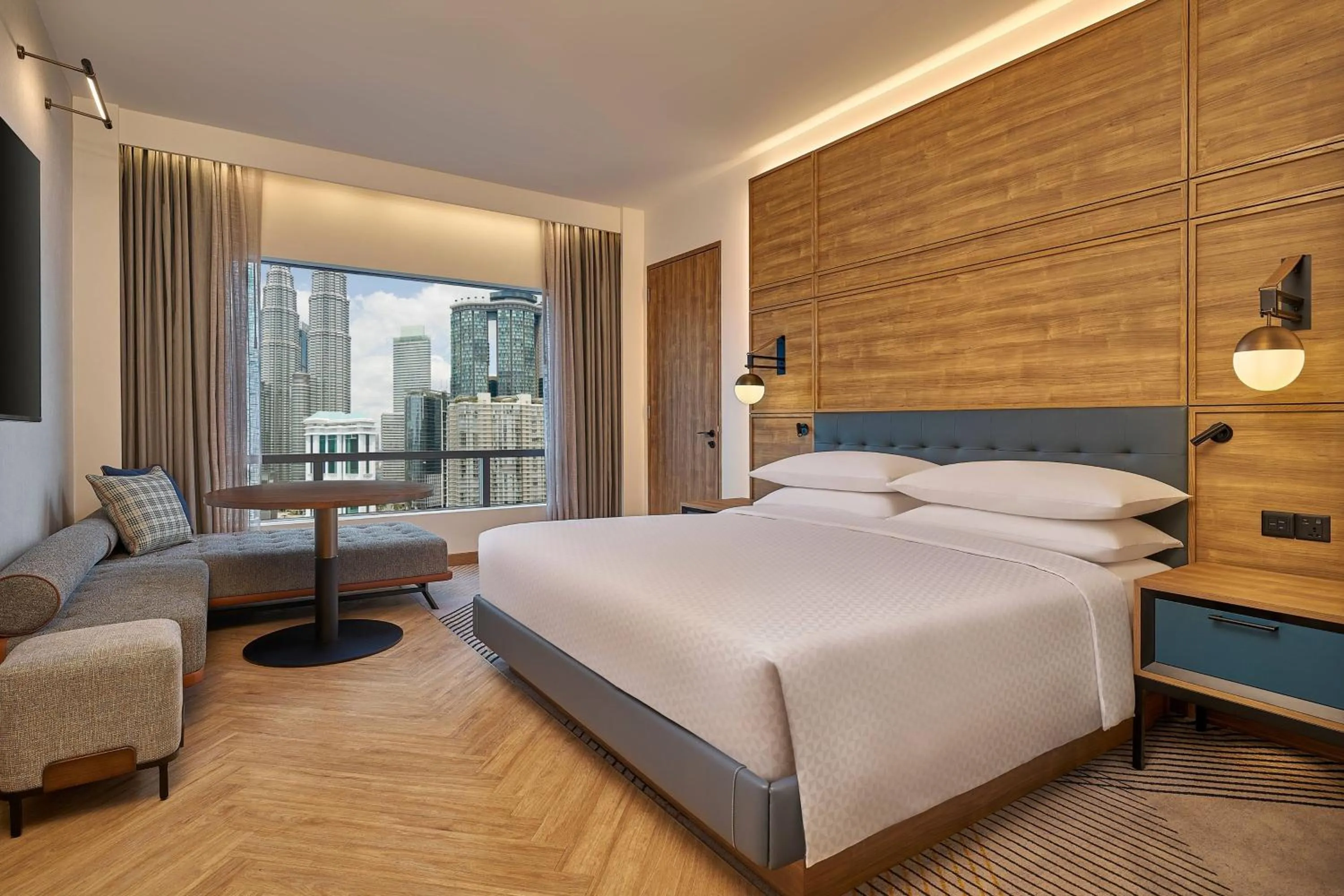 Living room, Bed in Four Points by Sheraton Kuala Lumpur, City Centre