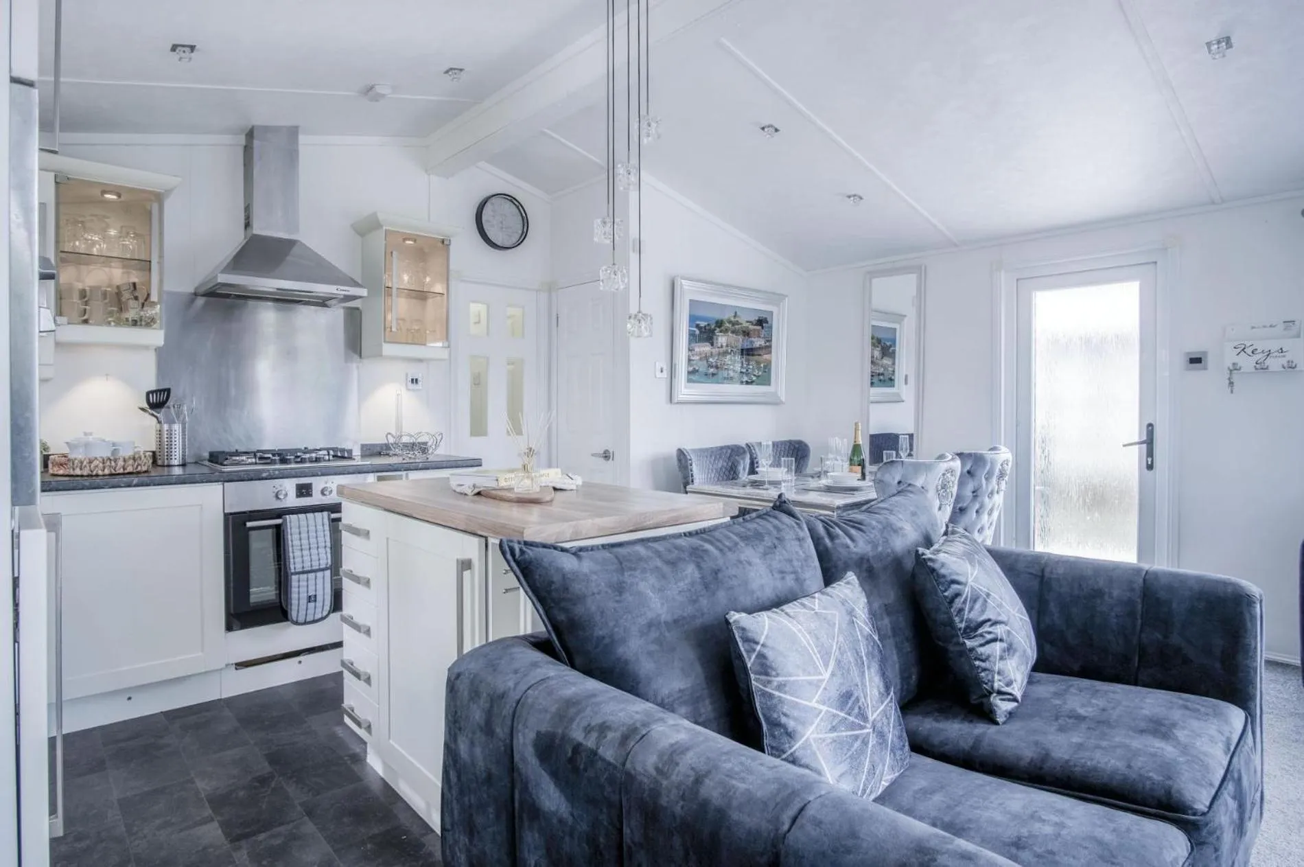 Floor plan in 1 Manor Lodge - 3 Bedroom Lodge - Pendine