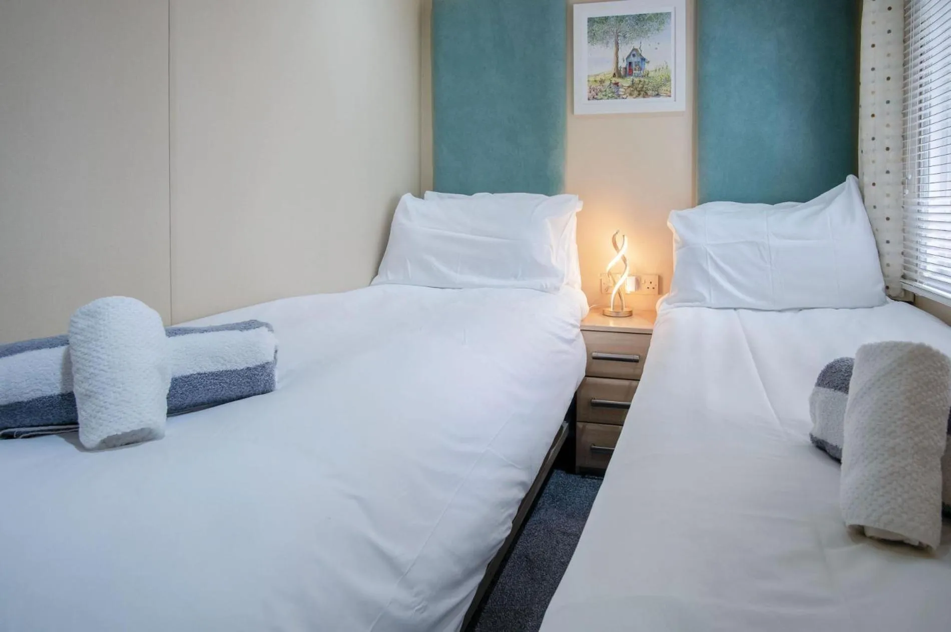 Floor plan in 1 Manor Lodge - 3 Bedroom Lodge - Pendine