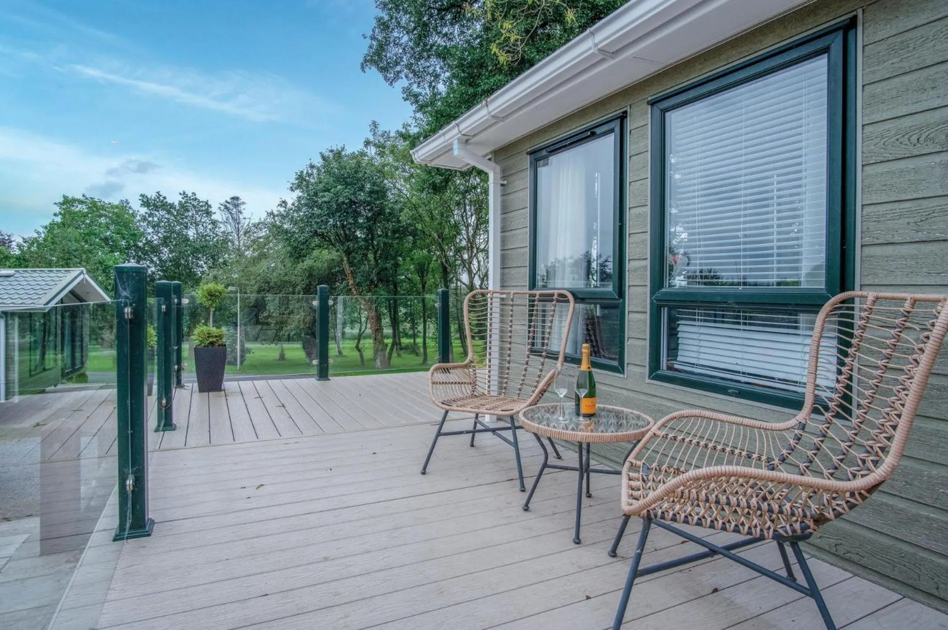 Floor plan in 1 Manor Lodge - 3 Bedroom Lodge - Pendine