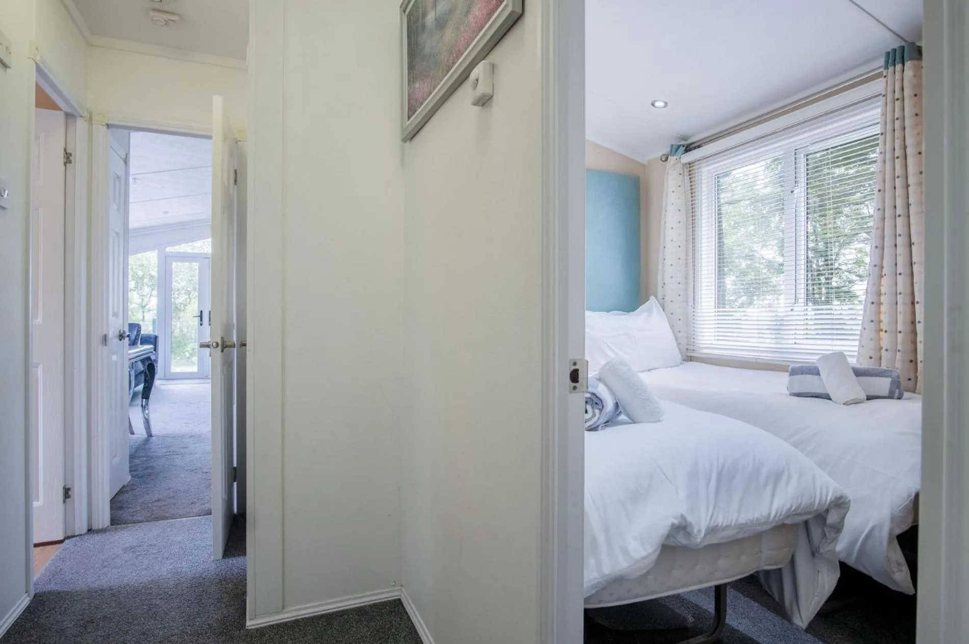 Floor plan in 1 Manor Lodge - 3 Bedroom Lodge - Pendine