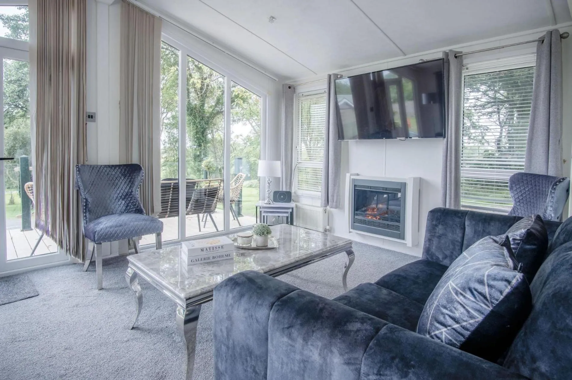 Floor plan in 1 Manor Lodge - 3 Bedroom Lodge - Pendine