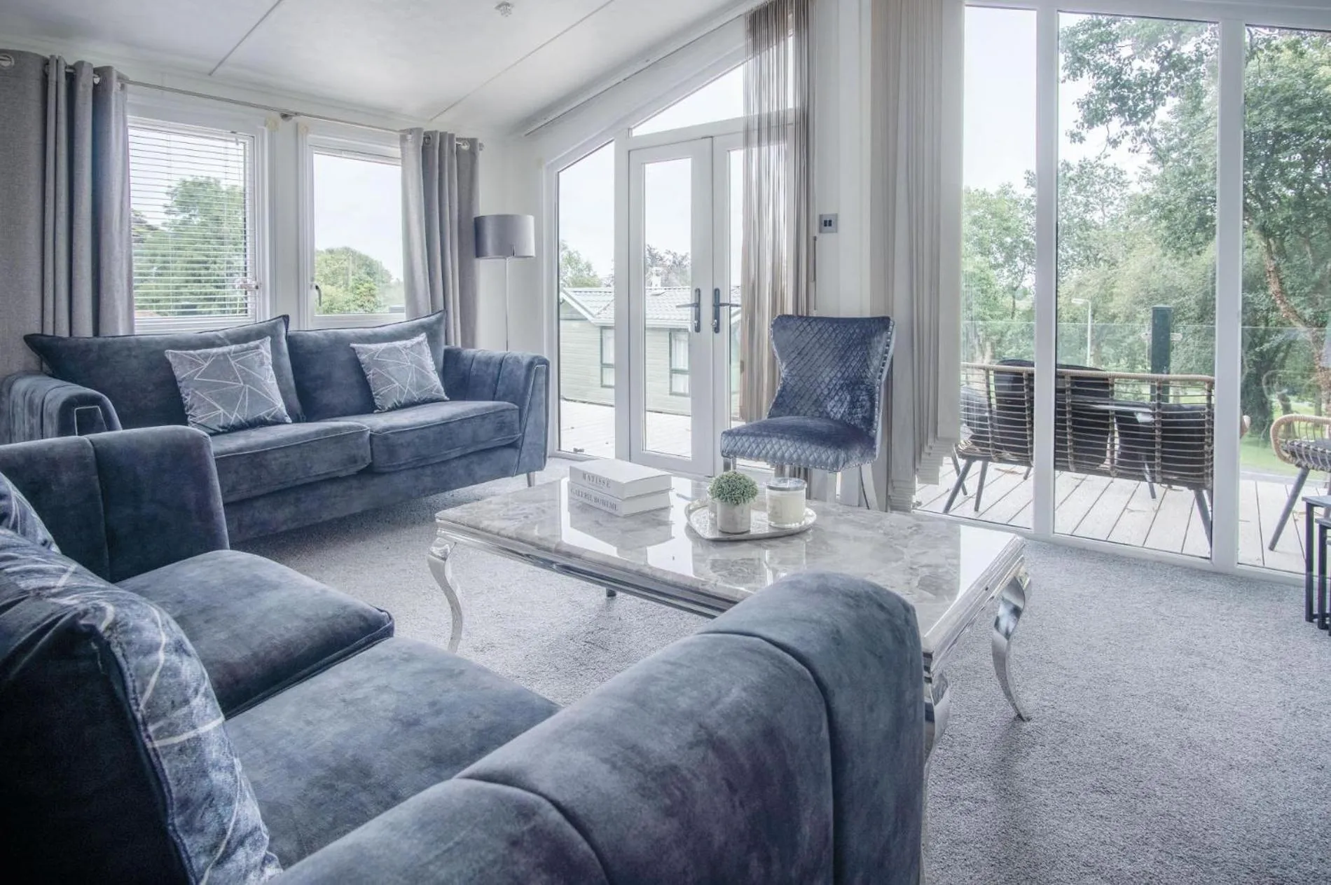 Floor plan in 1 Manor Lodge - 3 Bedroom Lodge - Pendine