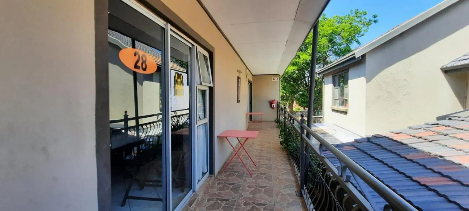 Patio in Petra Lodge