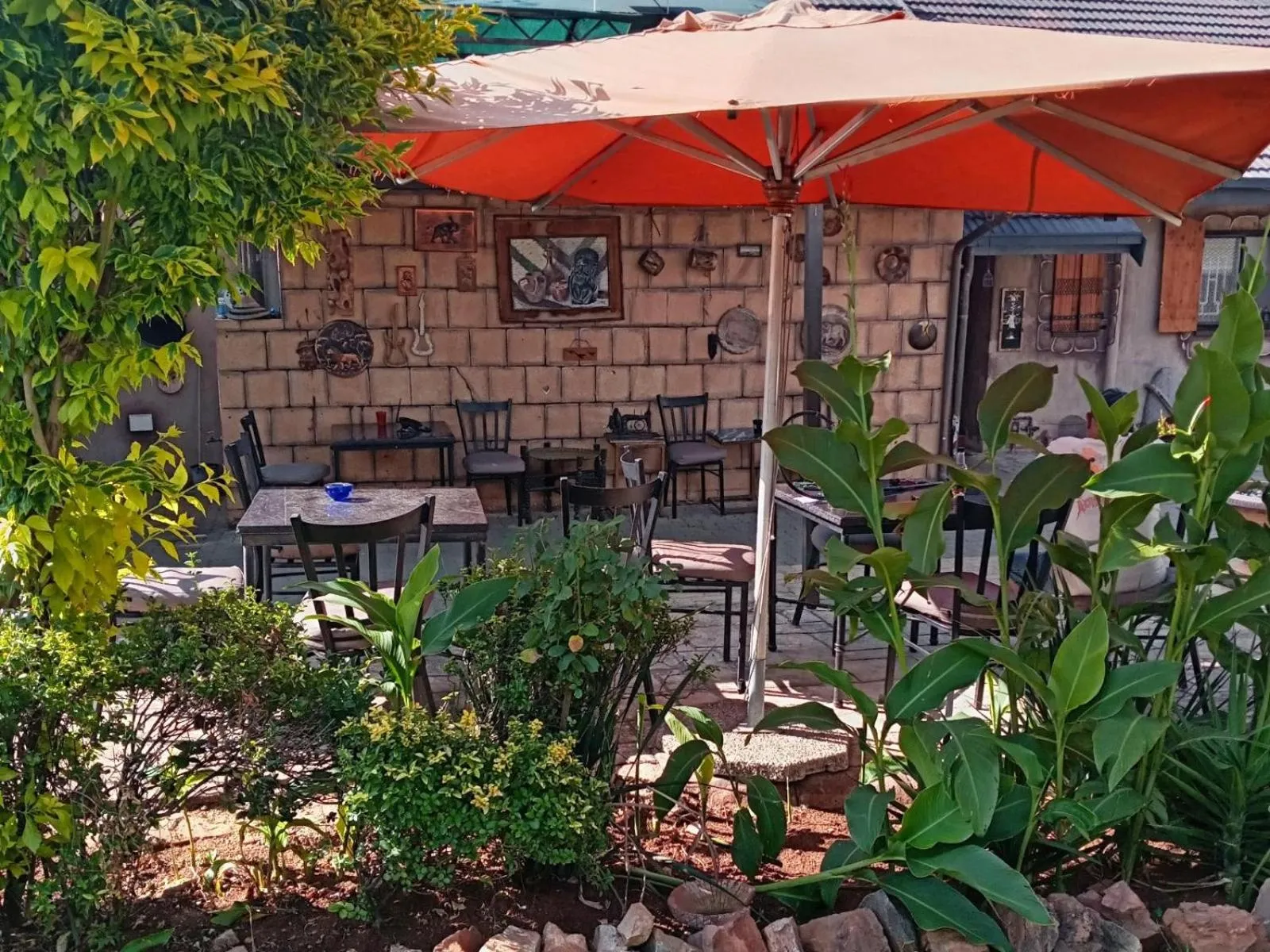 Patio in Petra Lodge