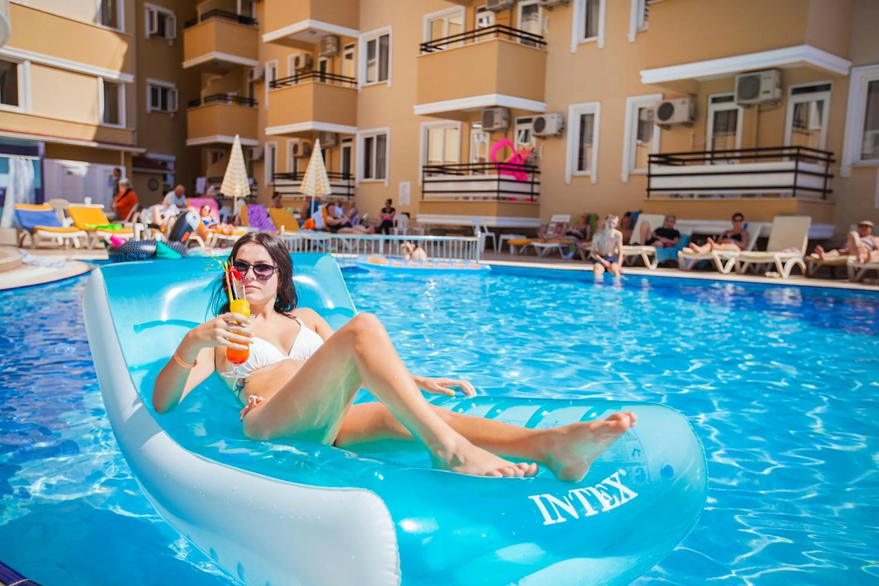 Pool view in Kleopatra Ada Hotel