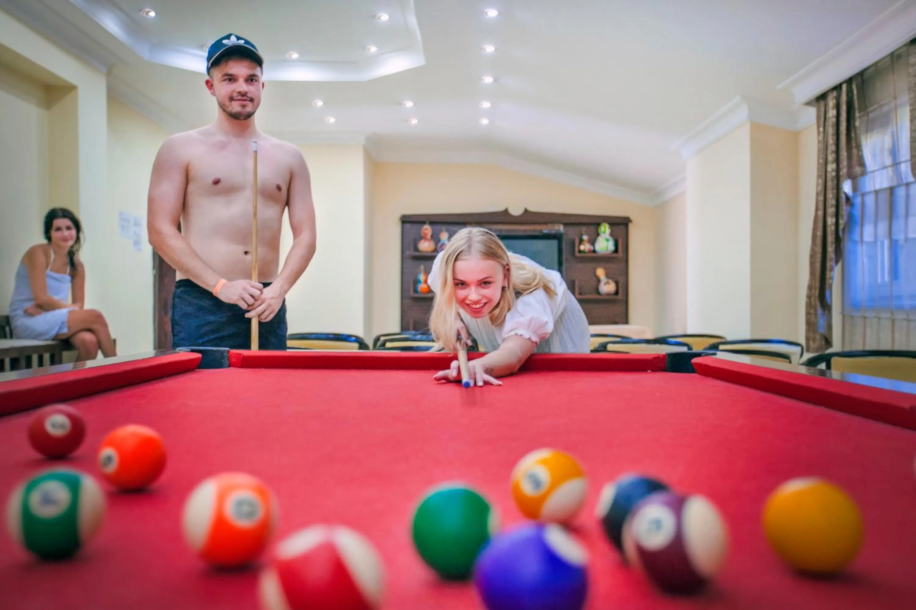 Billiard in Kleopatra Ada Hotel