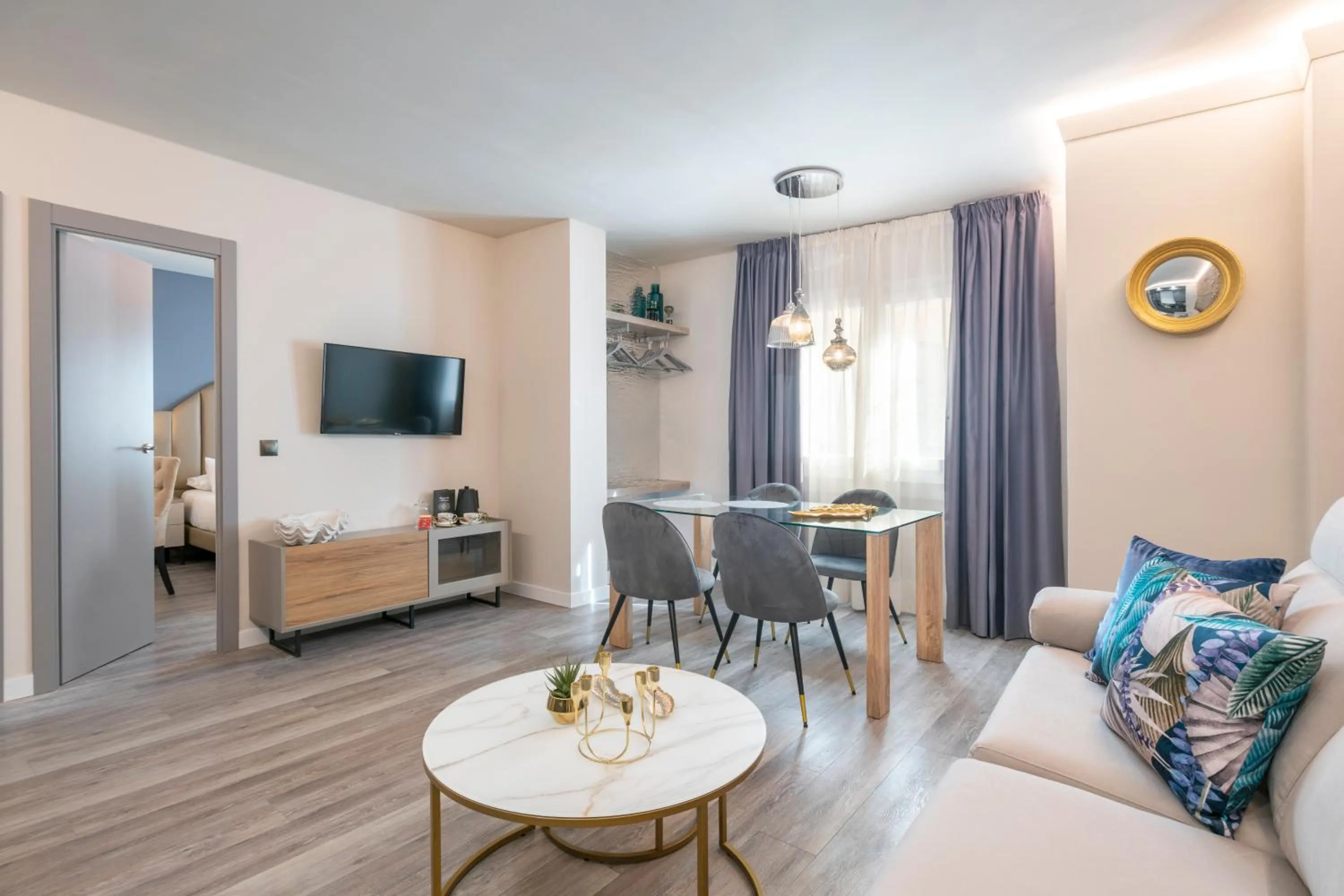 Living room in Palacete de Álamos Apartamentos