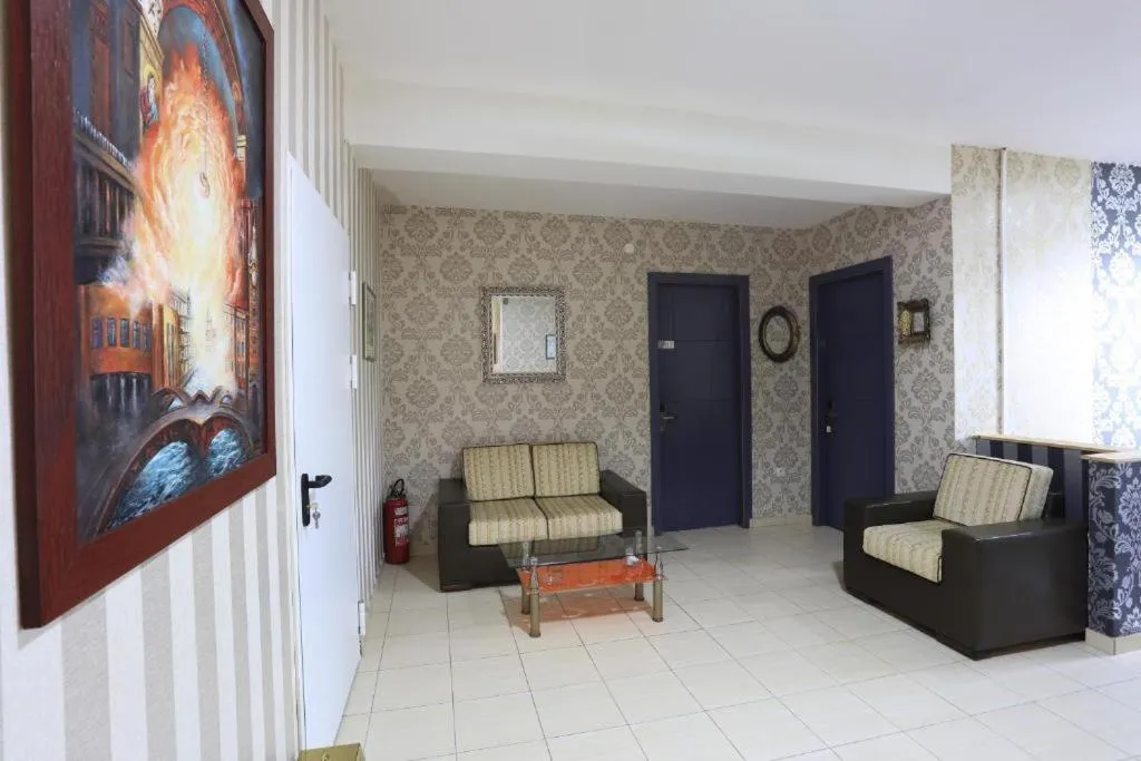 Seating area in Hotel Saradis