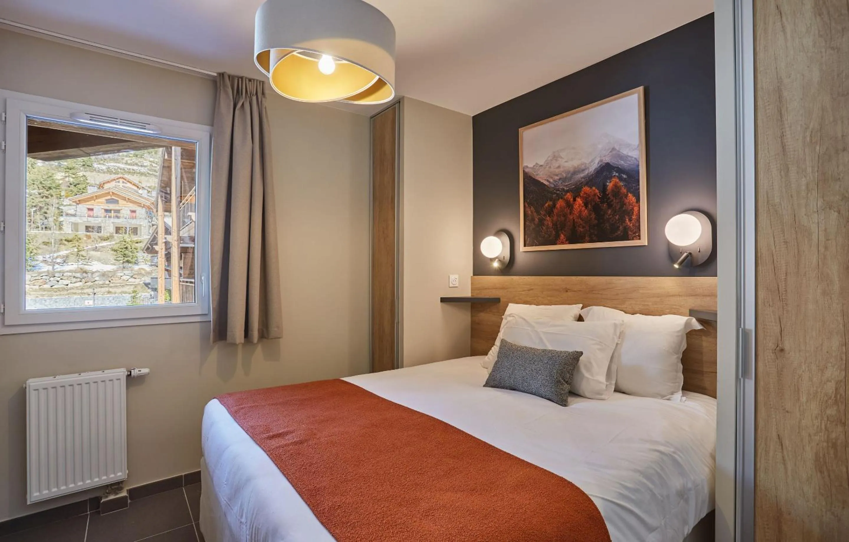 Bedroom, Bed in Résidence Odalys Le Mont d'Auron