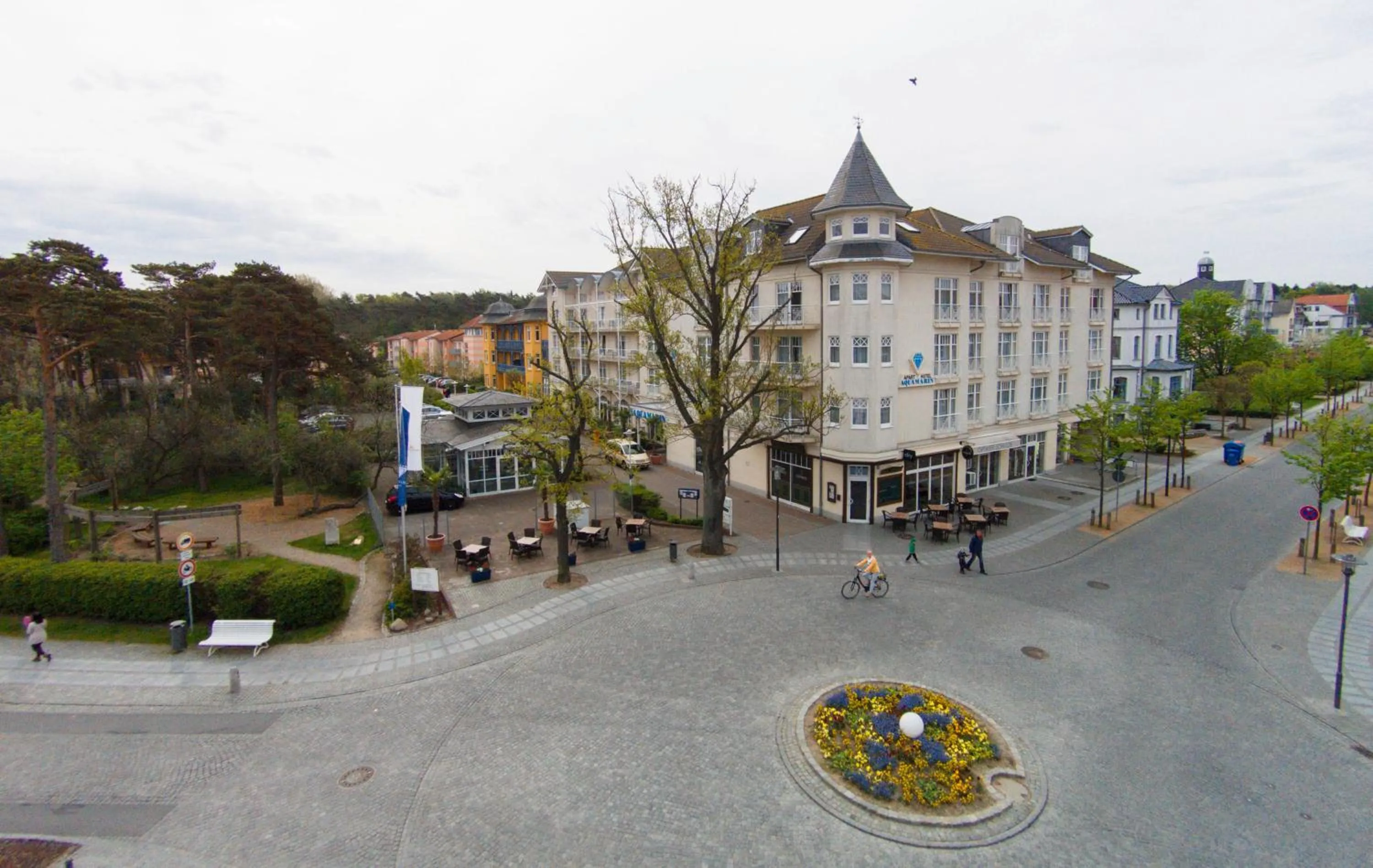 Bird's eye view in Hotel Aquamarin