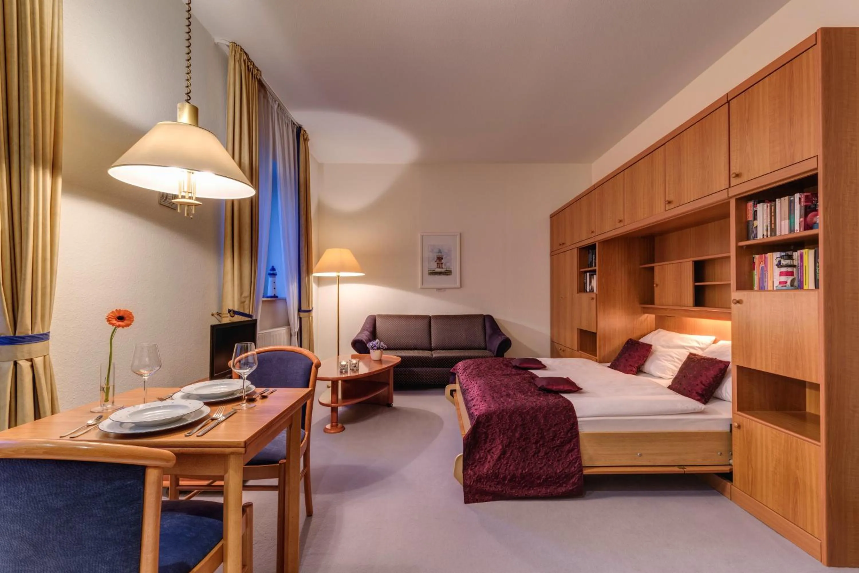 Photo of the whole room, Bed in Hotel Aquamarin