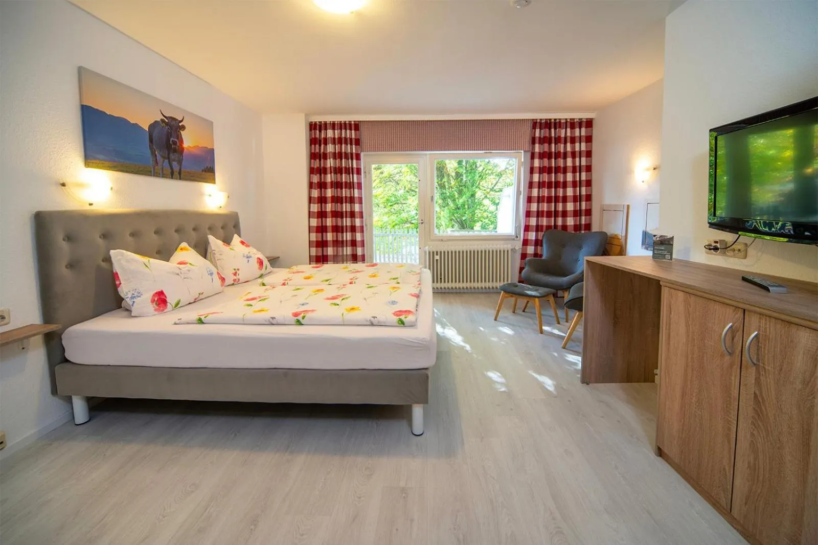 Bed in Haus am Bach