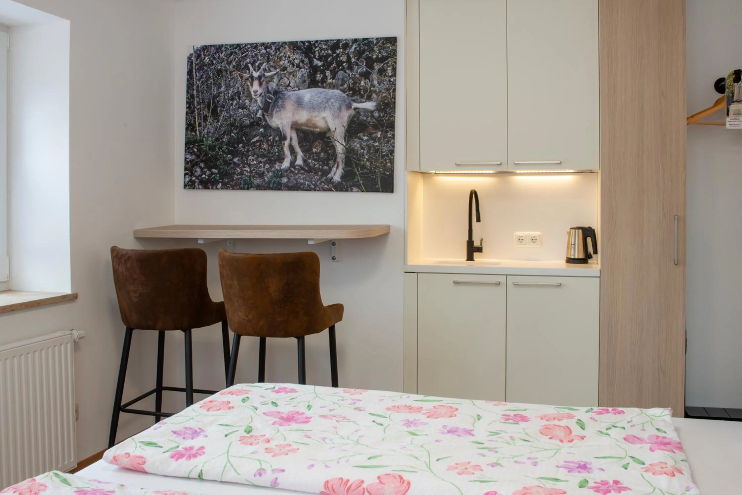 Bed in Haus am Bach