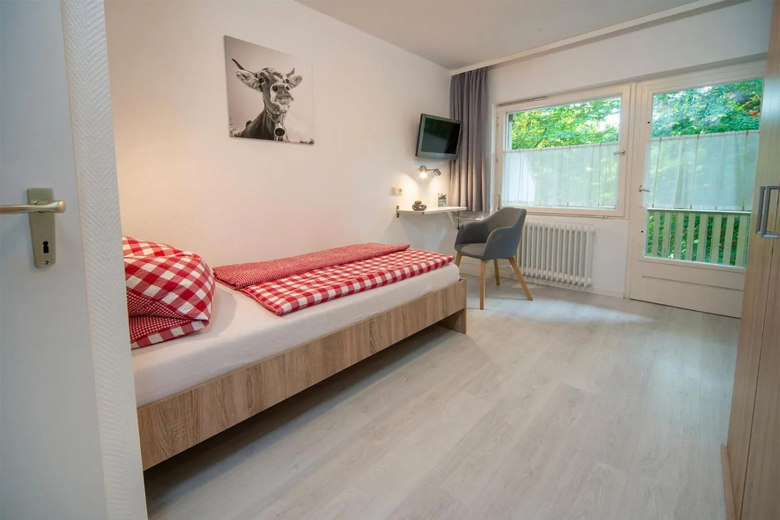 Bed in Haus am Bach