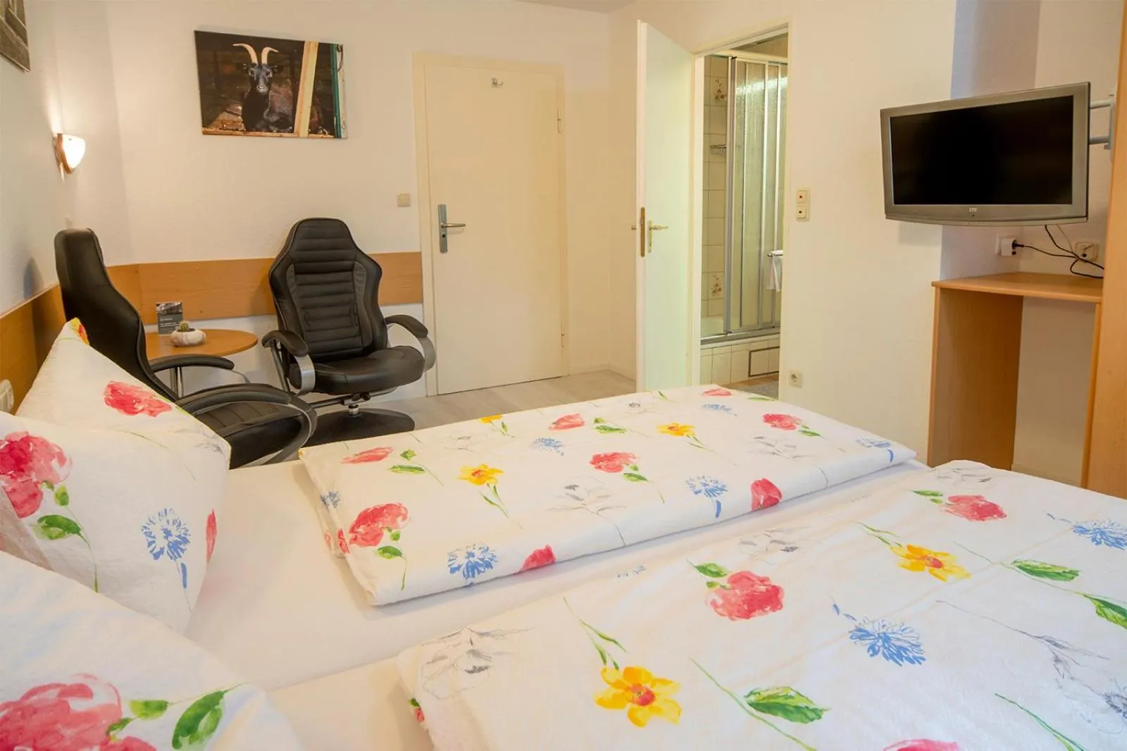 Bed in Haus am Bach