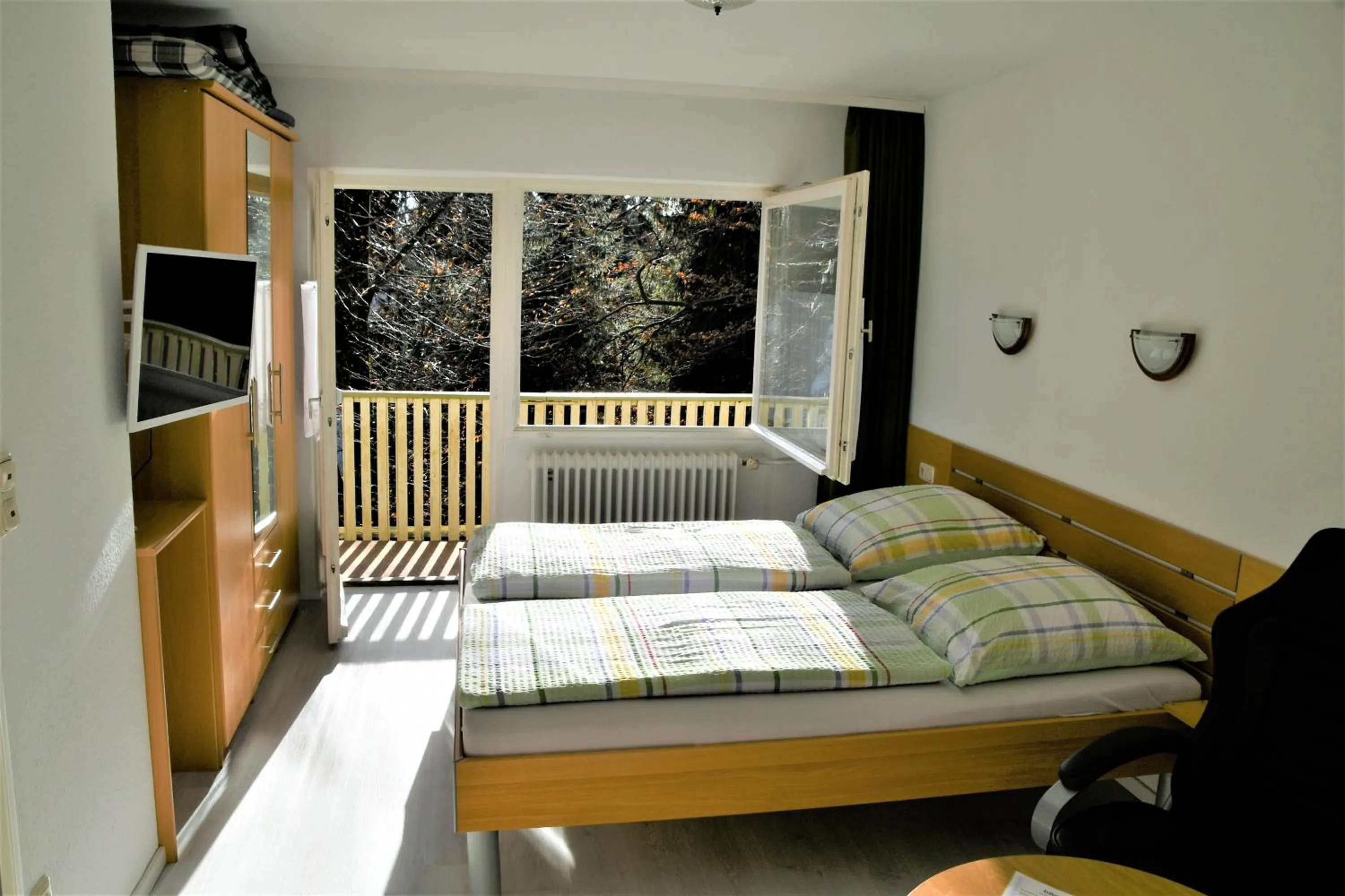 Bed in Haus am Bach