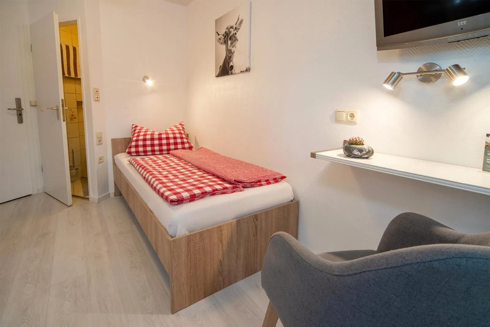Bed in Haus am Bach