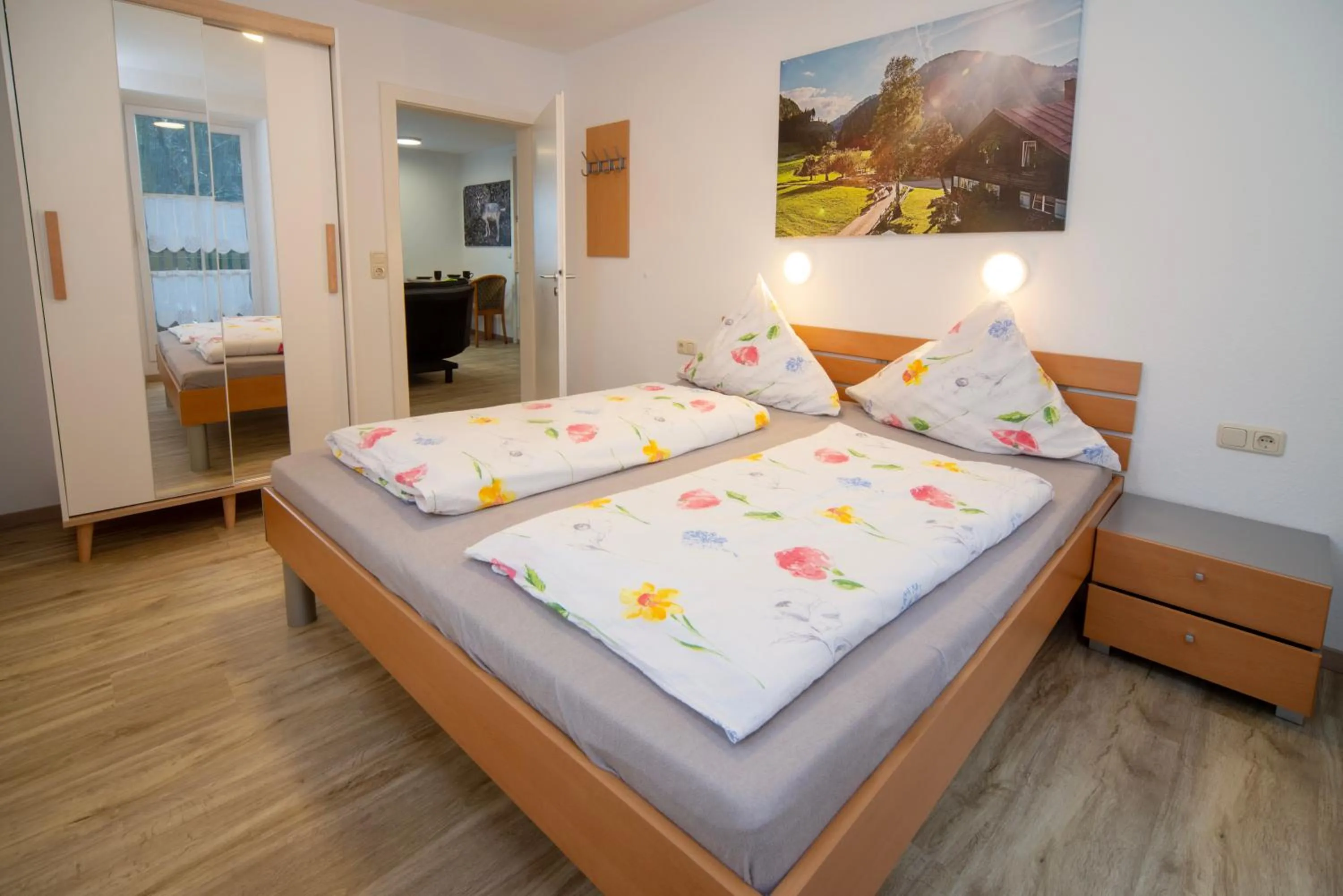 Bed in Haus am Bach