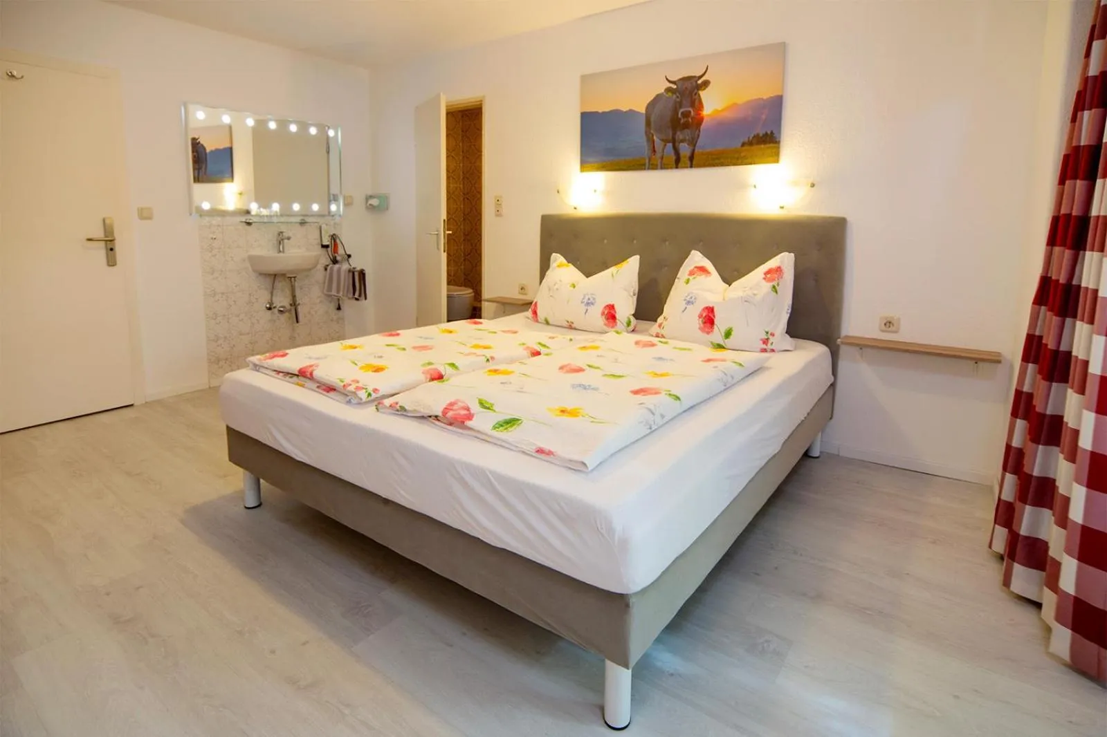 Bed in Haus am Bach