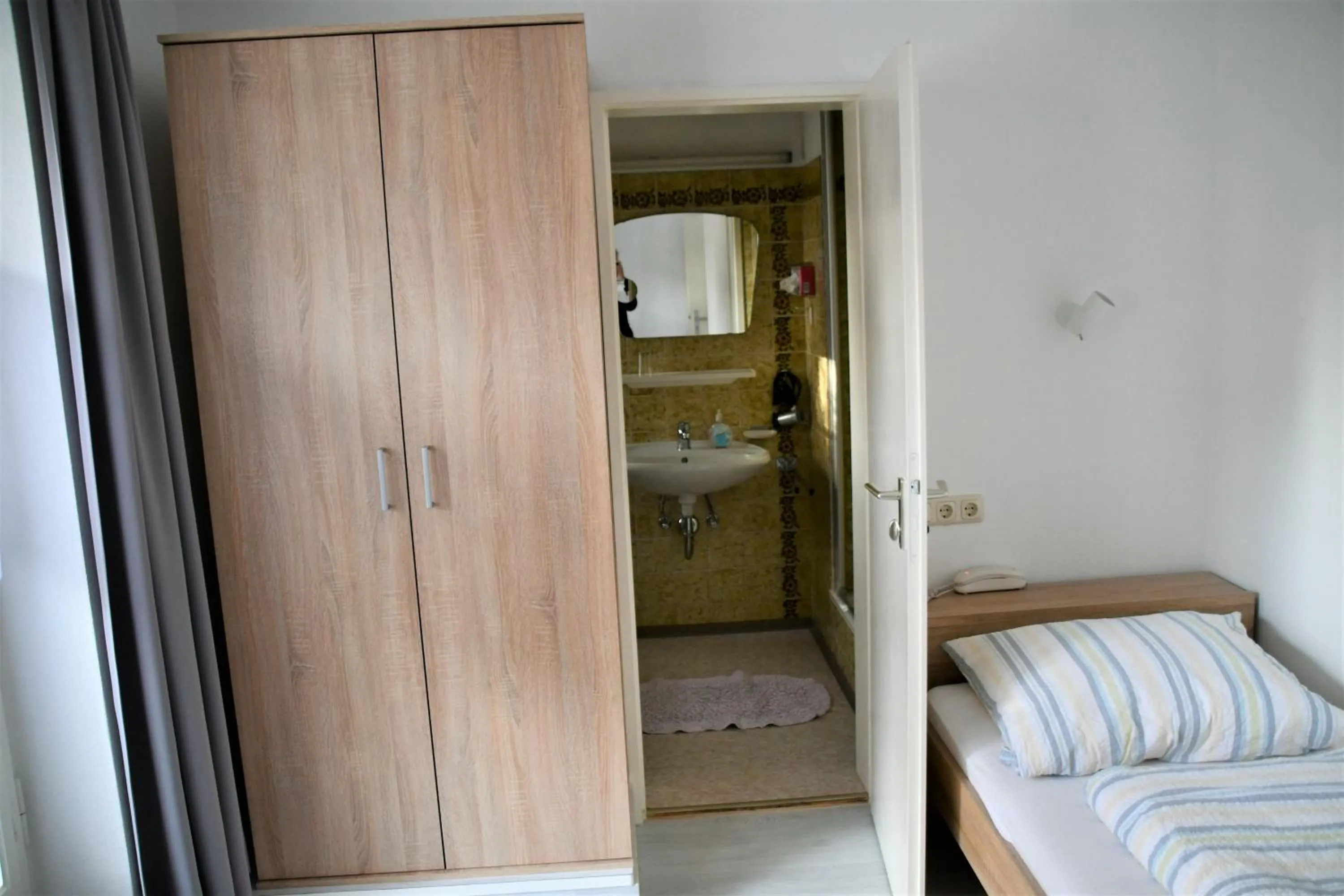 Bathroom, Bed in Haus am Bach