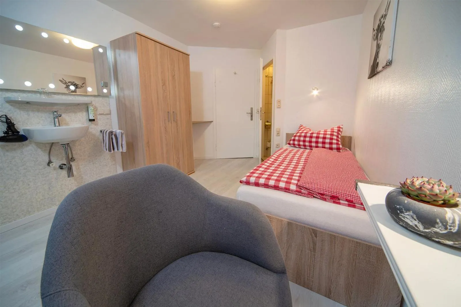 Bed in Haus am Bach