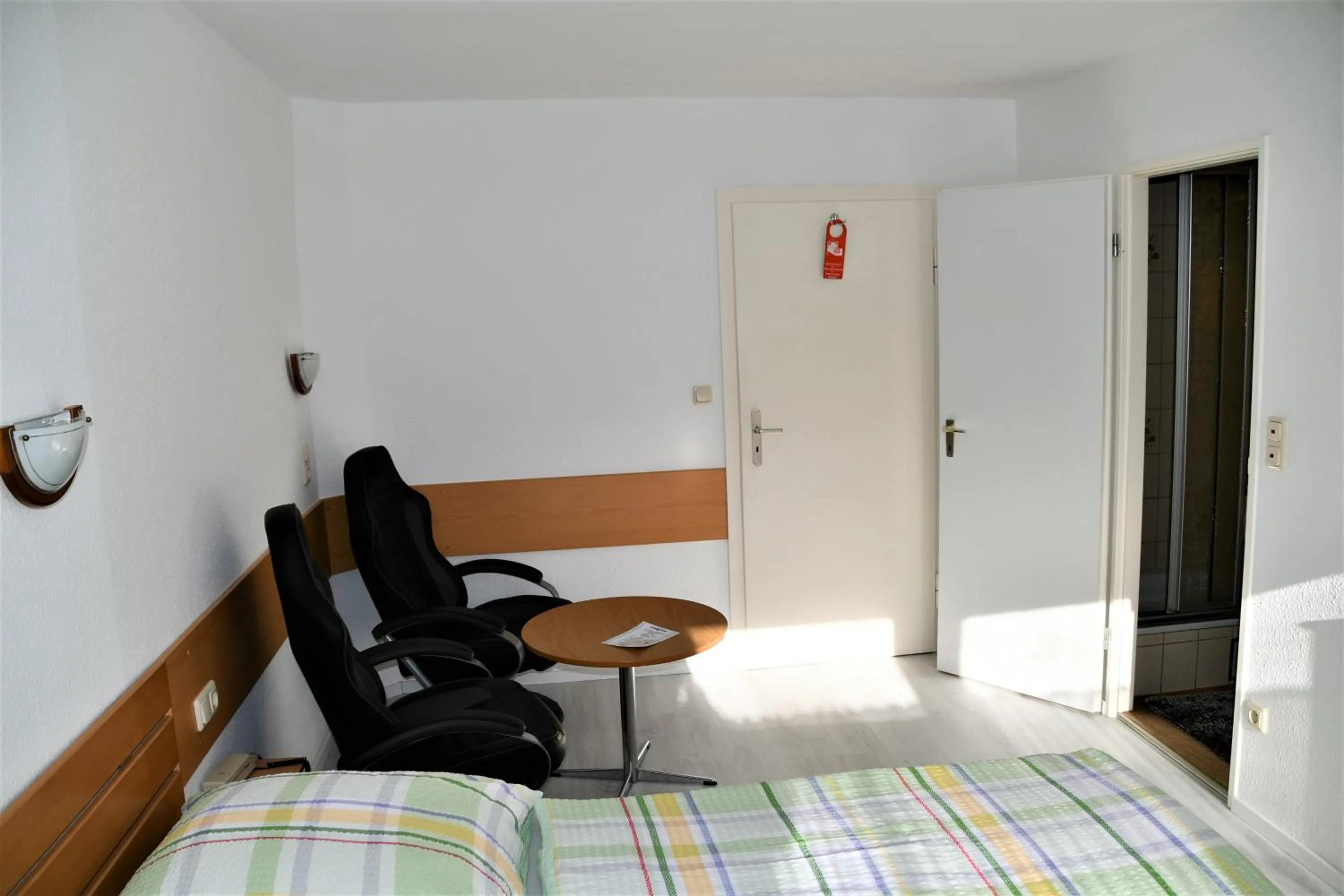 Seating area, Bed in Haus am Bach