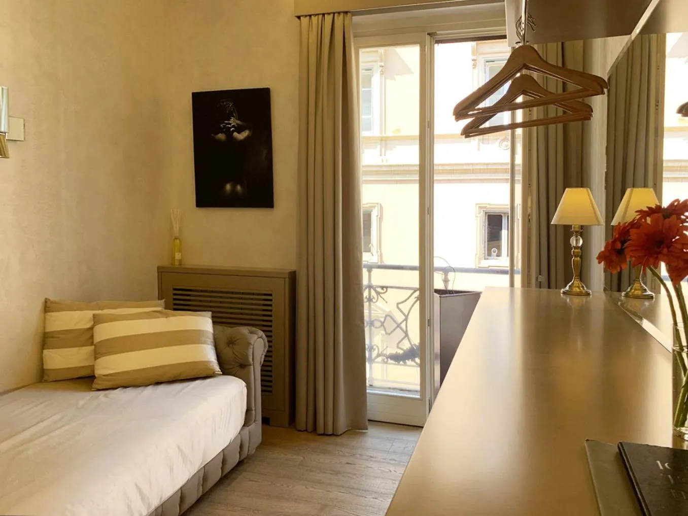 Balcony/Terrace, Bed in ARCAsuite Tritone Luxury