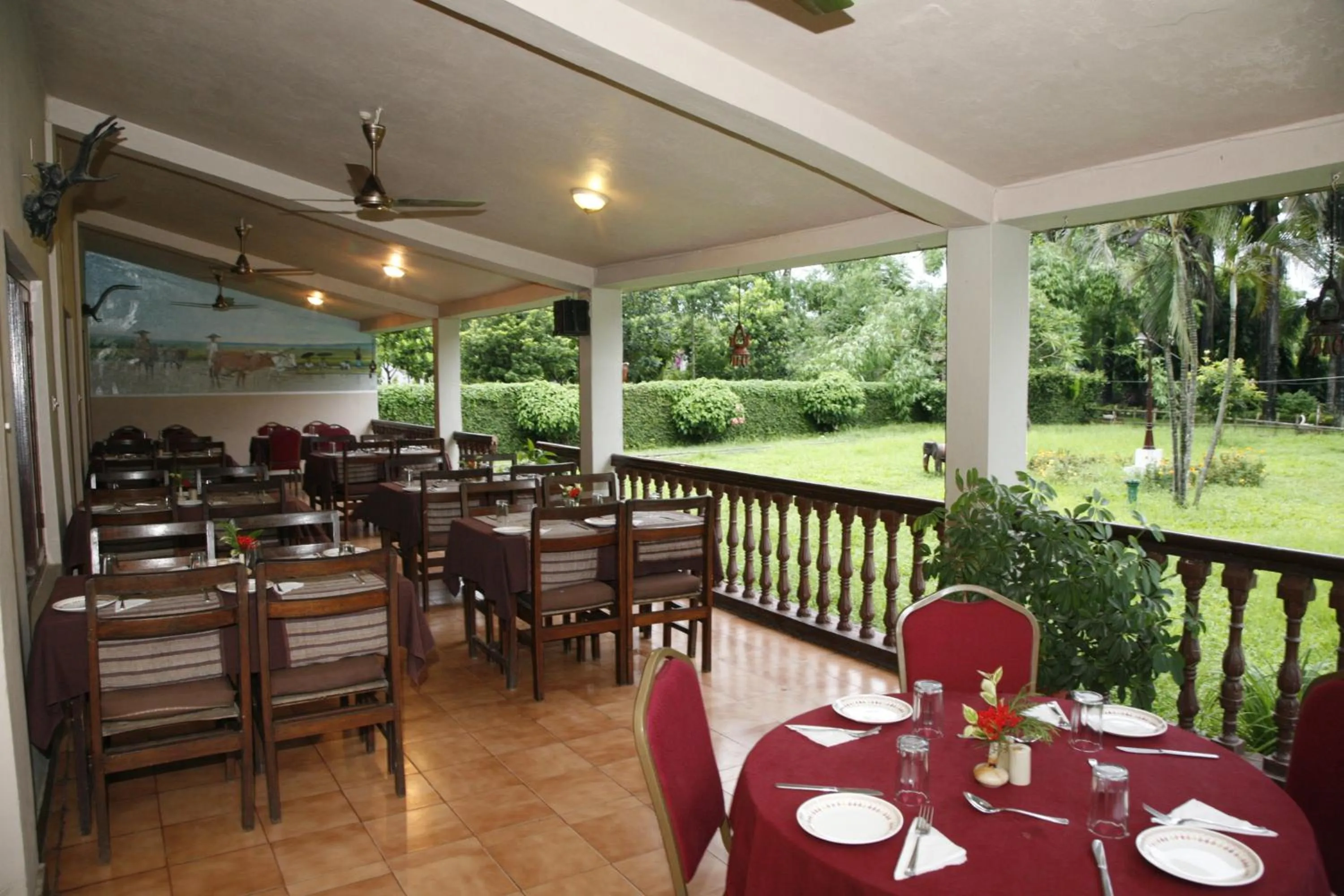Restaurant/places to eat in Chitwan Paradise Hotel