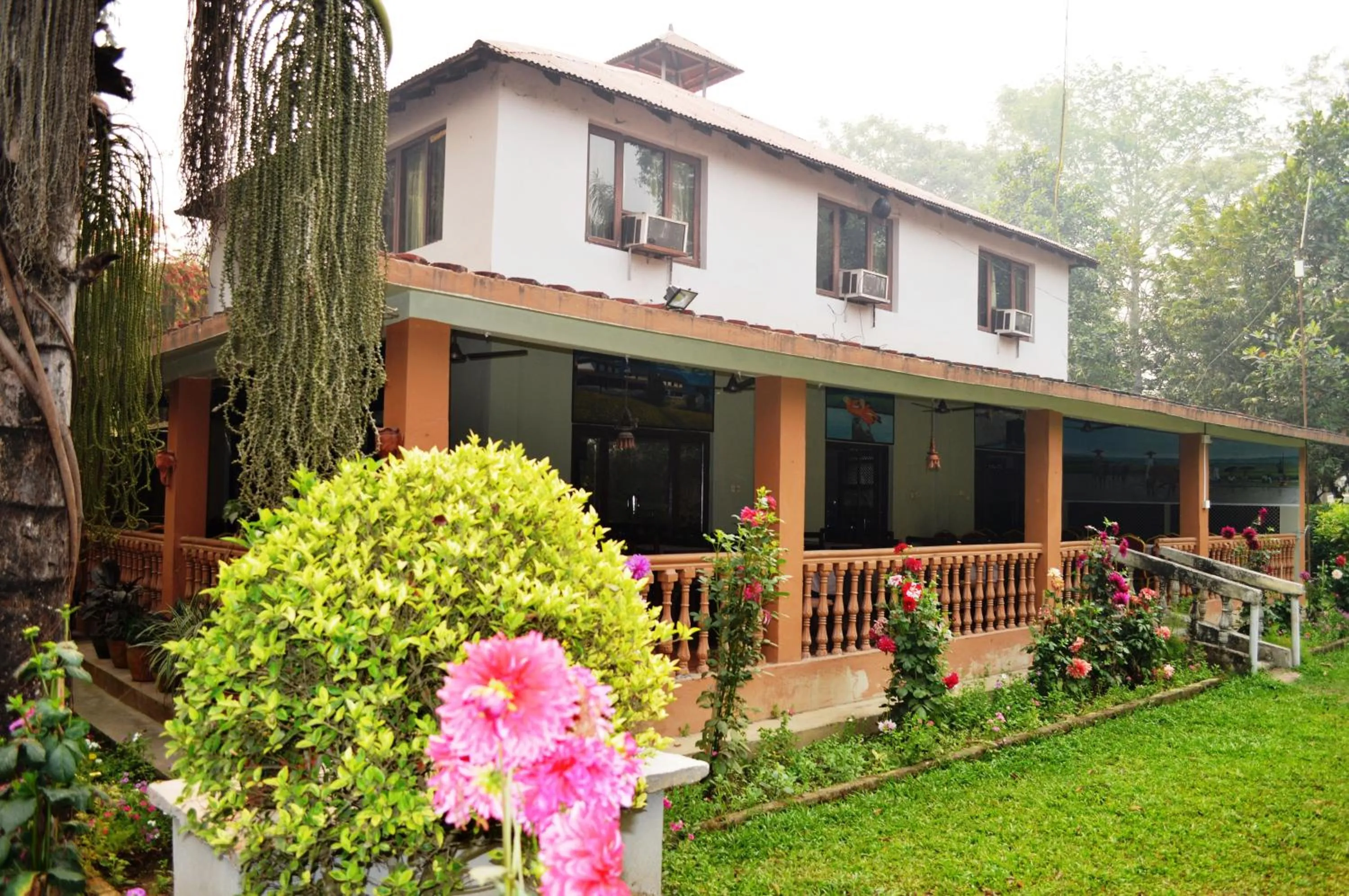 Property building in Chitwan Paradise Hotel
