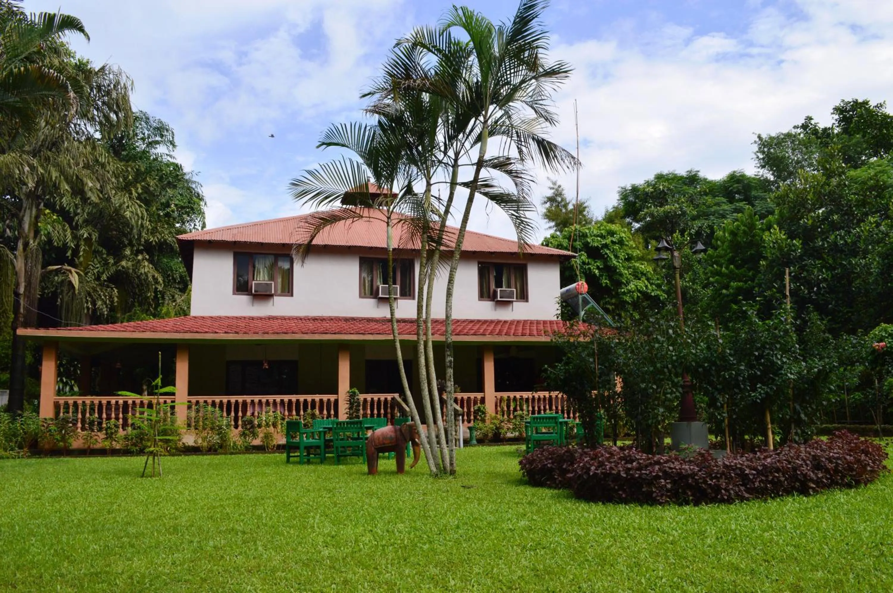 Property building in Chitwan Paradise Hotel