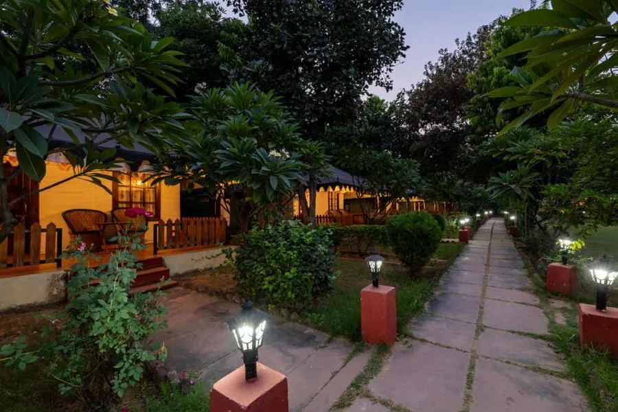 Property building in Chitwan Paradise Hotel