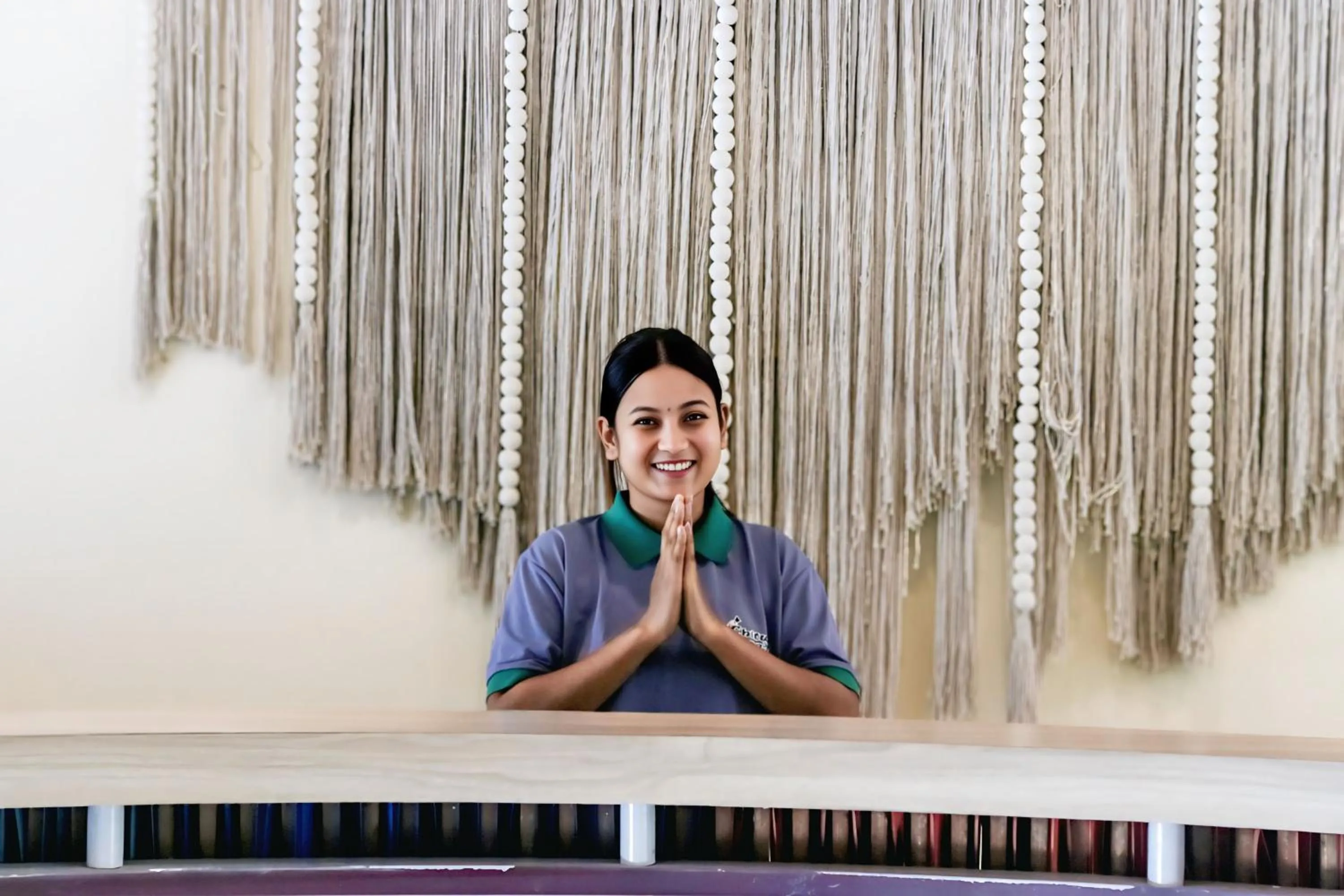 Lobby or reception in Chitwan Paradise Hotel