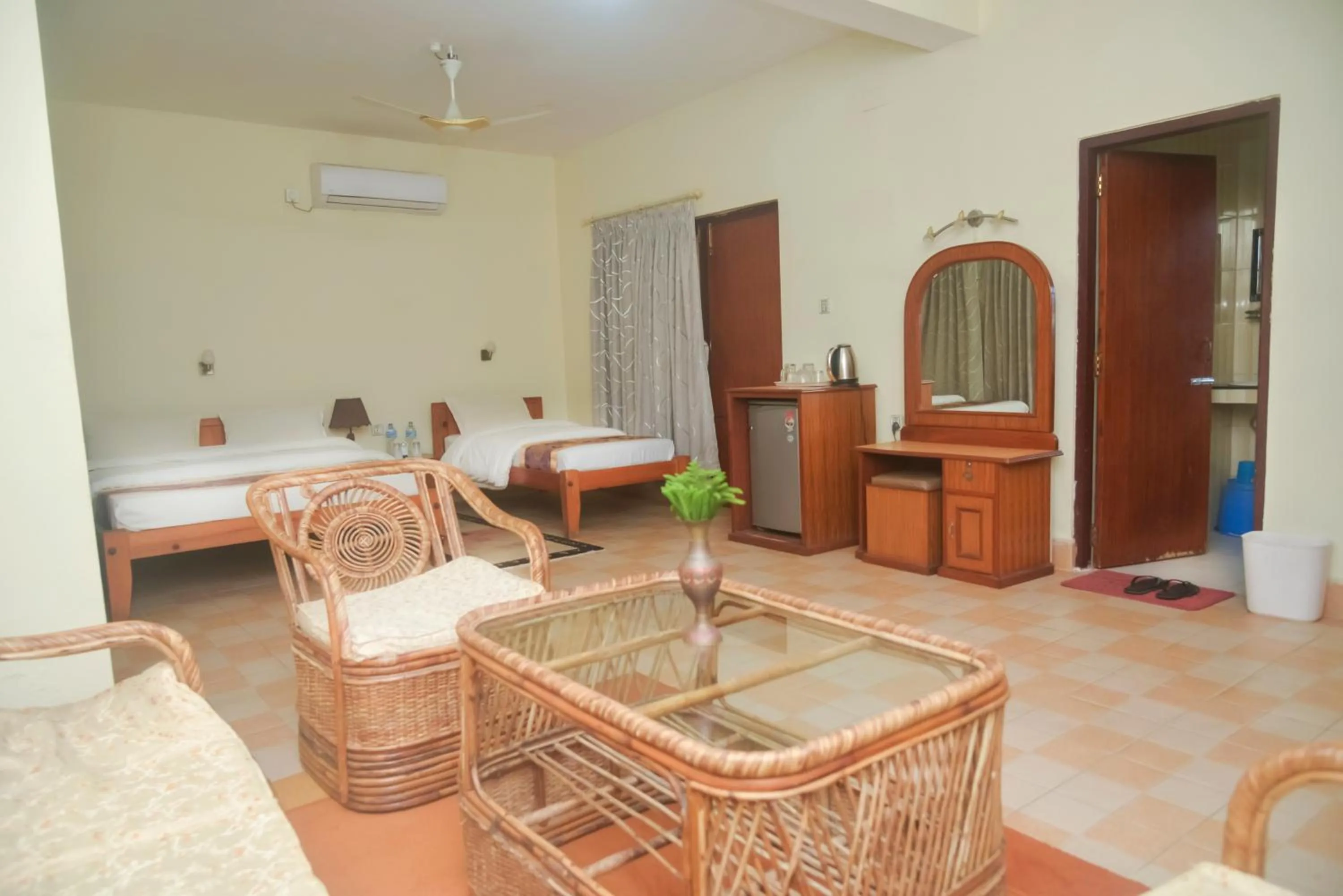 Bedroom in Chitwan Paradise Hotel