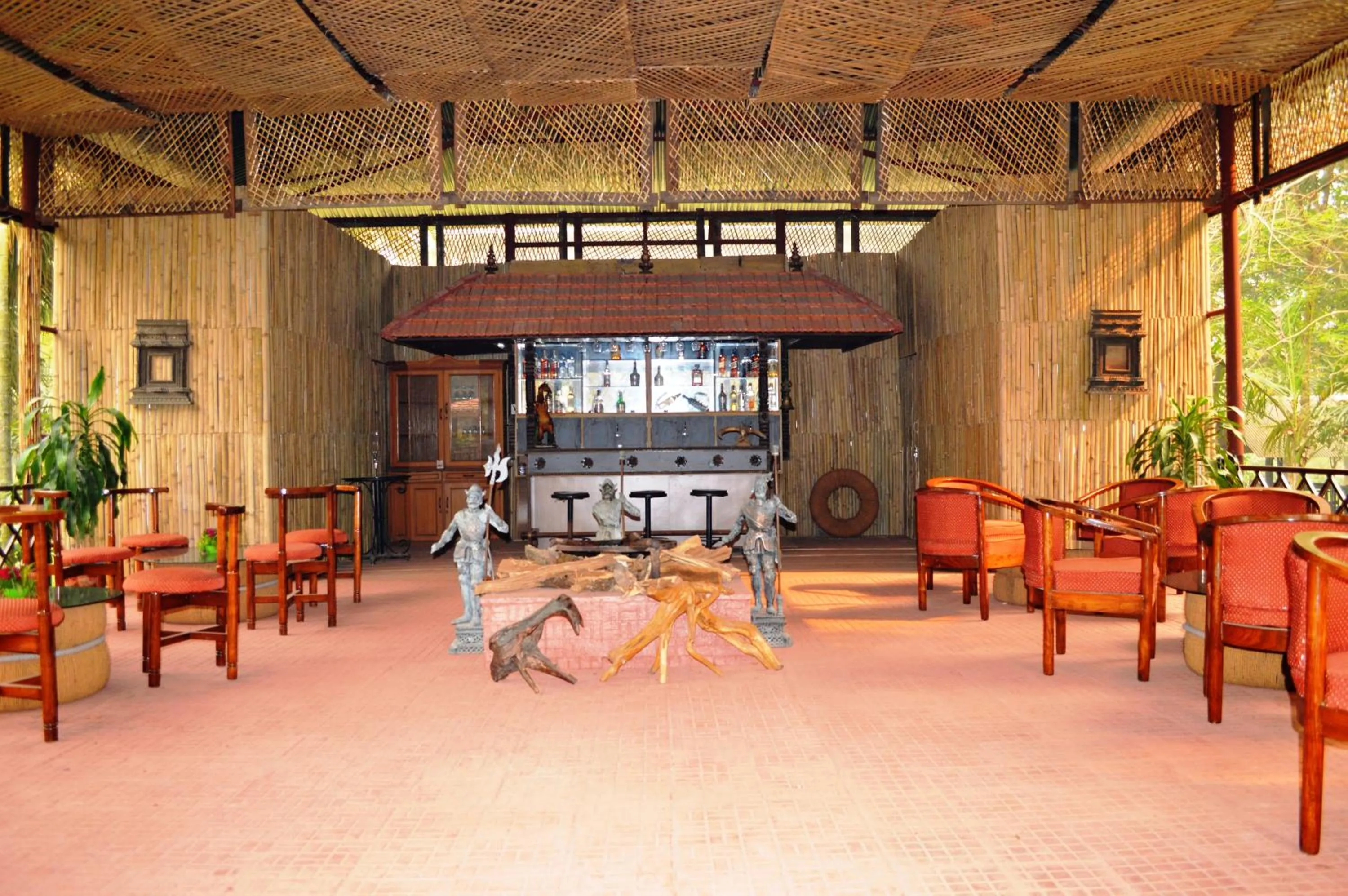Lounge or bar in Chitwan Paradise Hotel