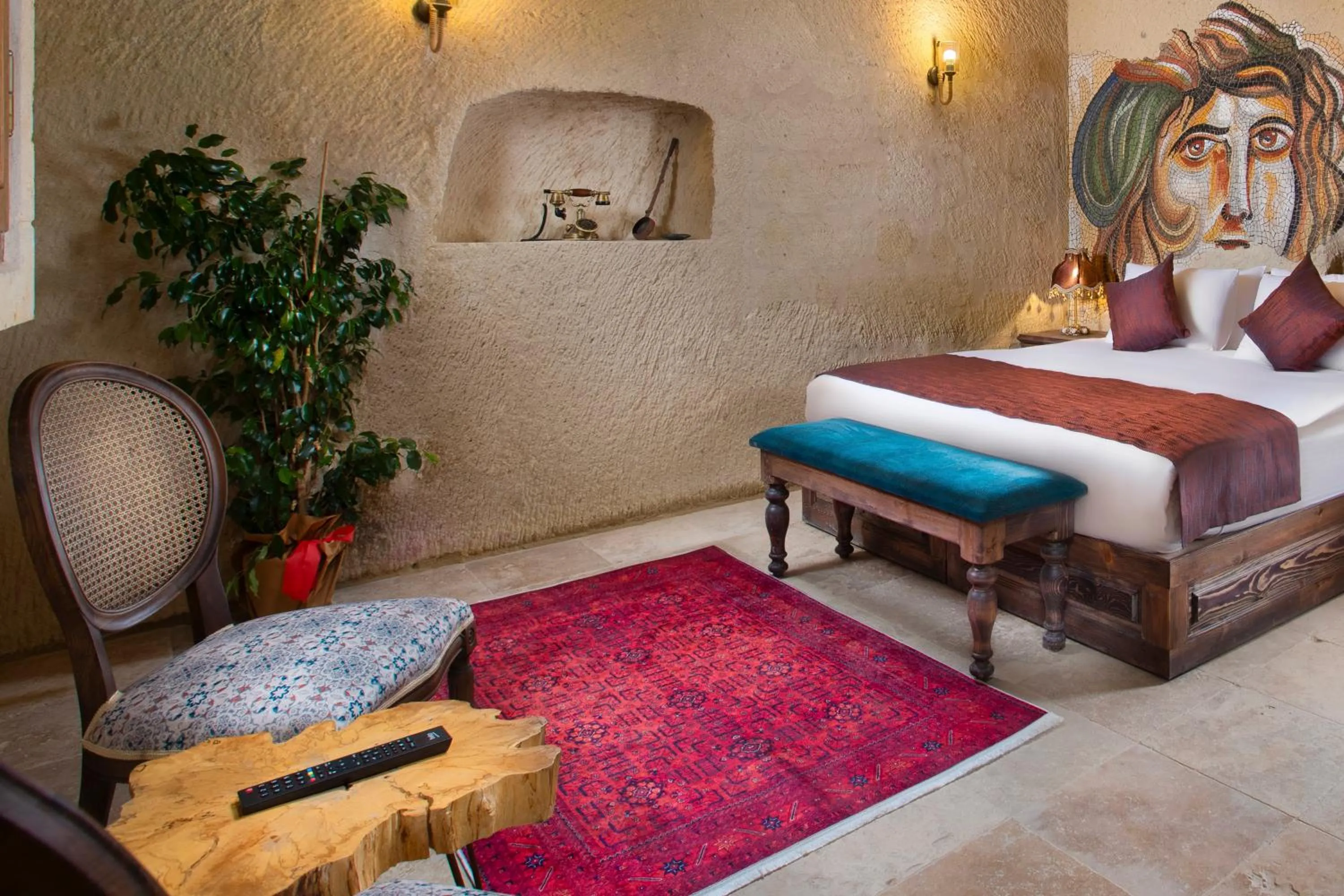 Bed in Cappadocia Pema Cave House