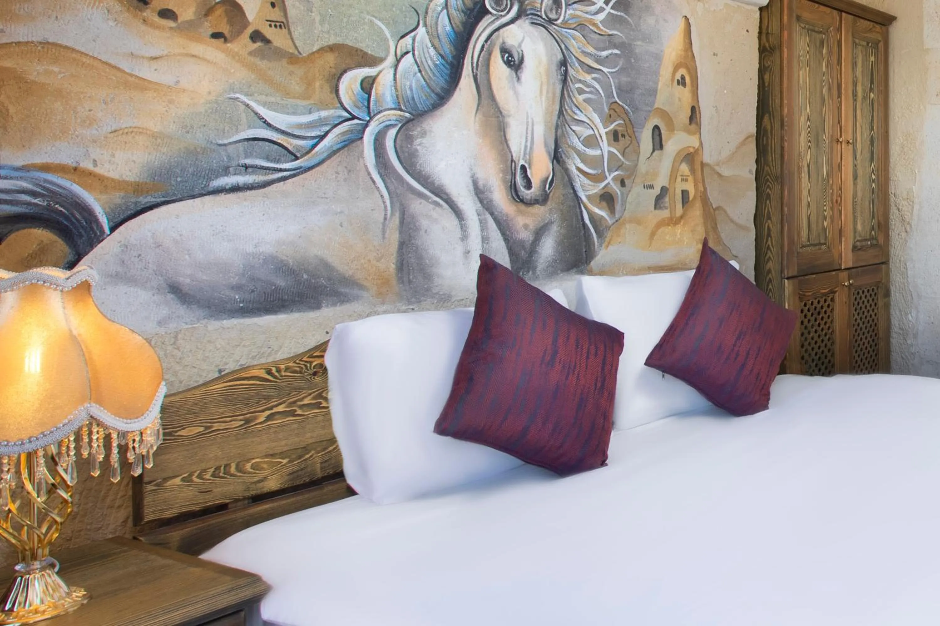 Bed in Cappadocia Pema Cave House