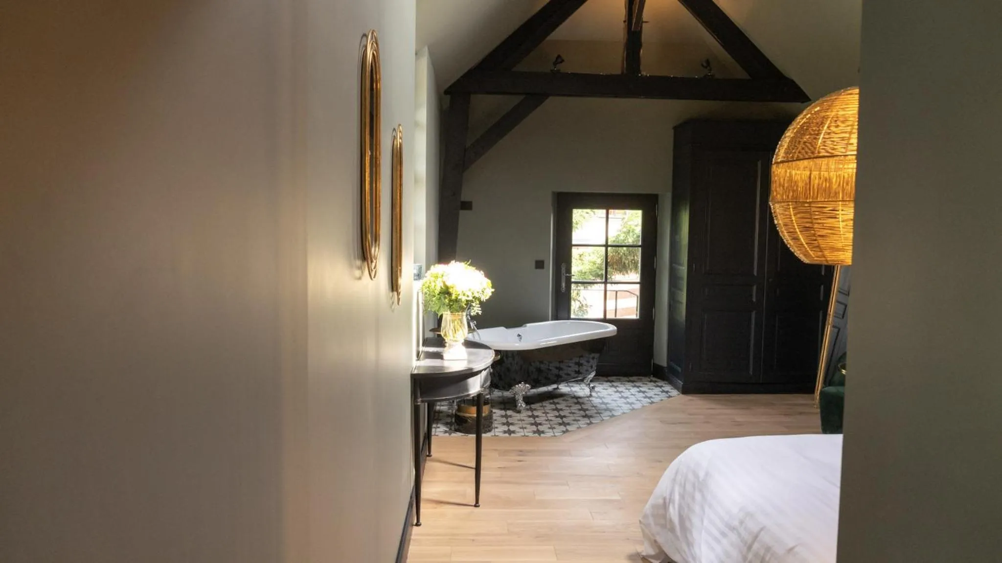 Bedroom, Bed in Maison Heronnière