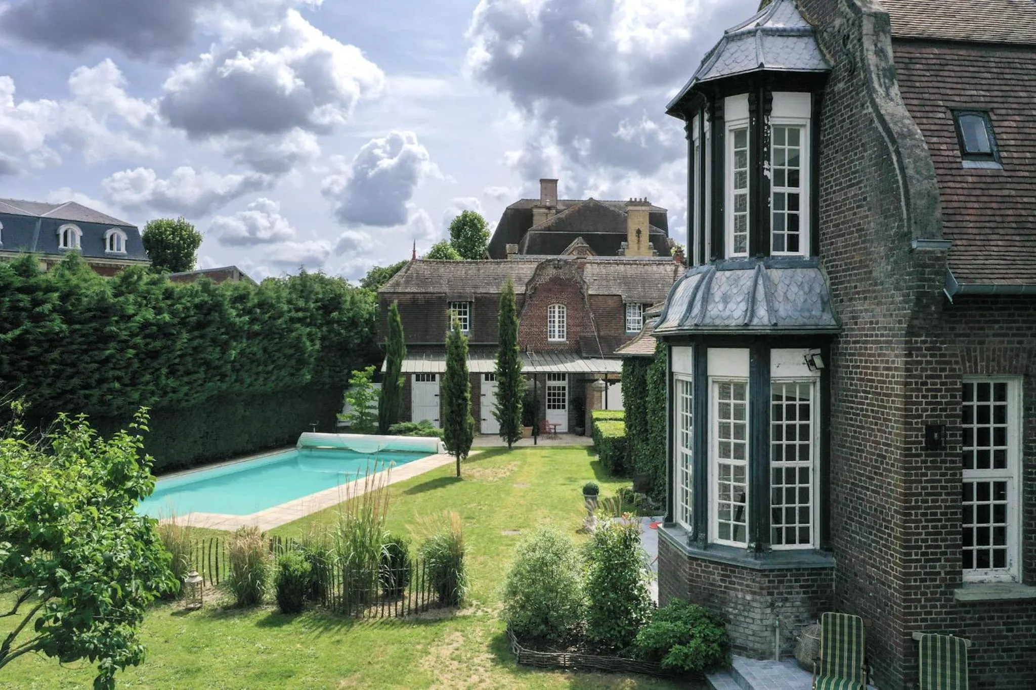 Garden in Maison Heronnière