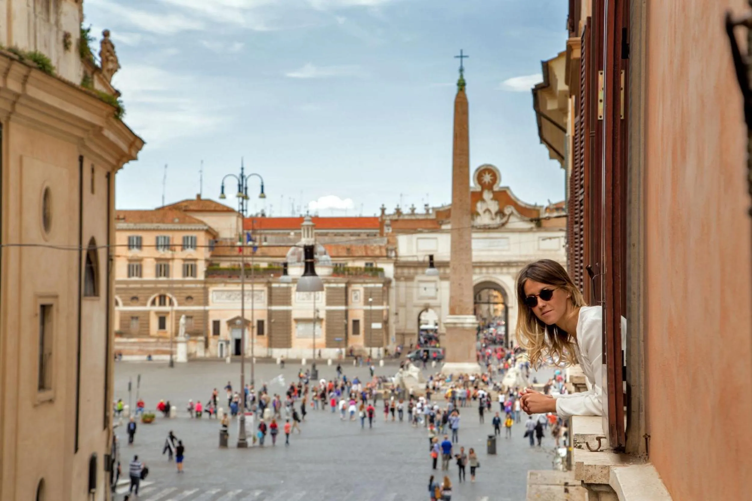 Facade/entrance in Tridente Suites