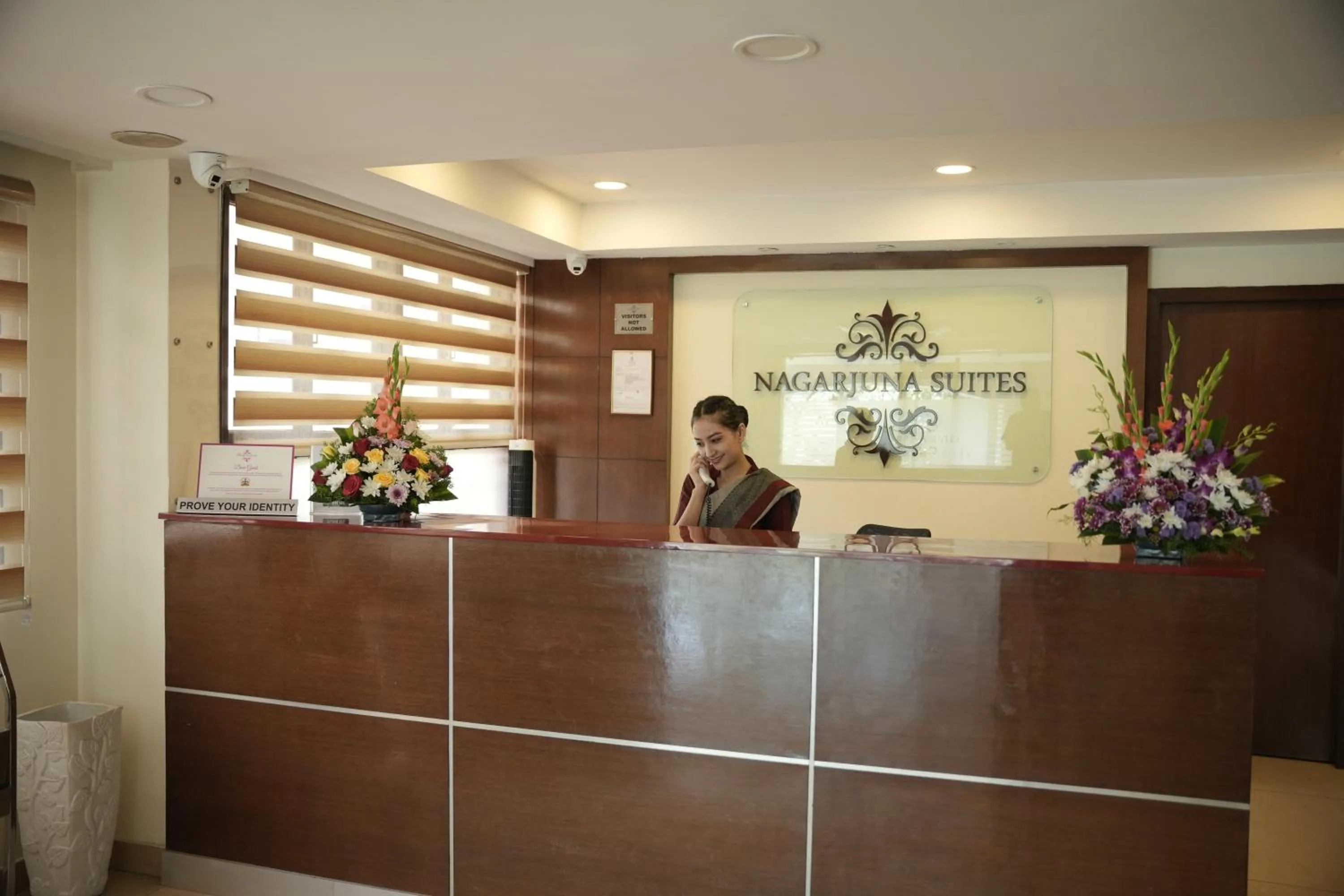 Lobby or reception in Hotel Nagarjuna Suites