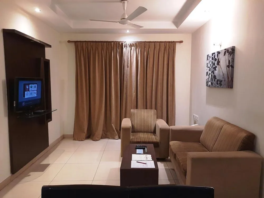 Living room in Hotel Nagarjuna Suites