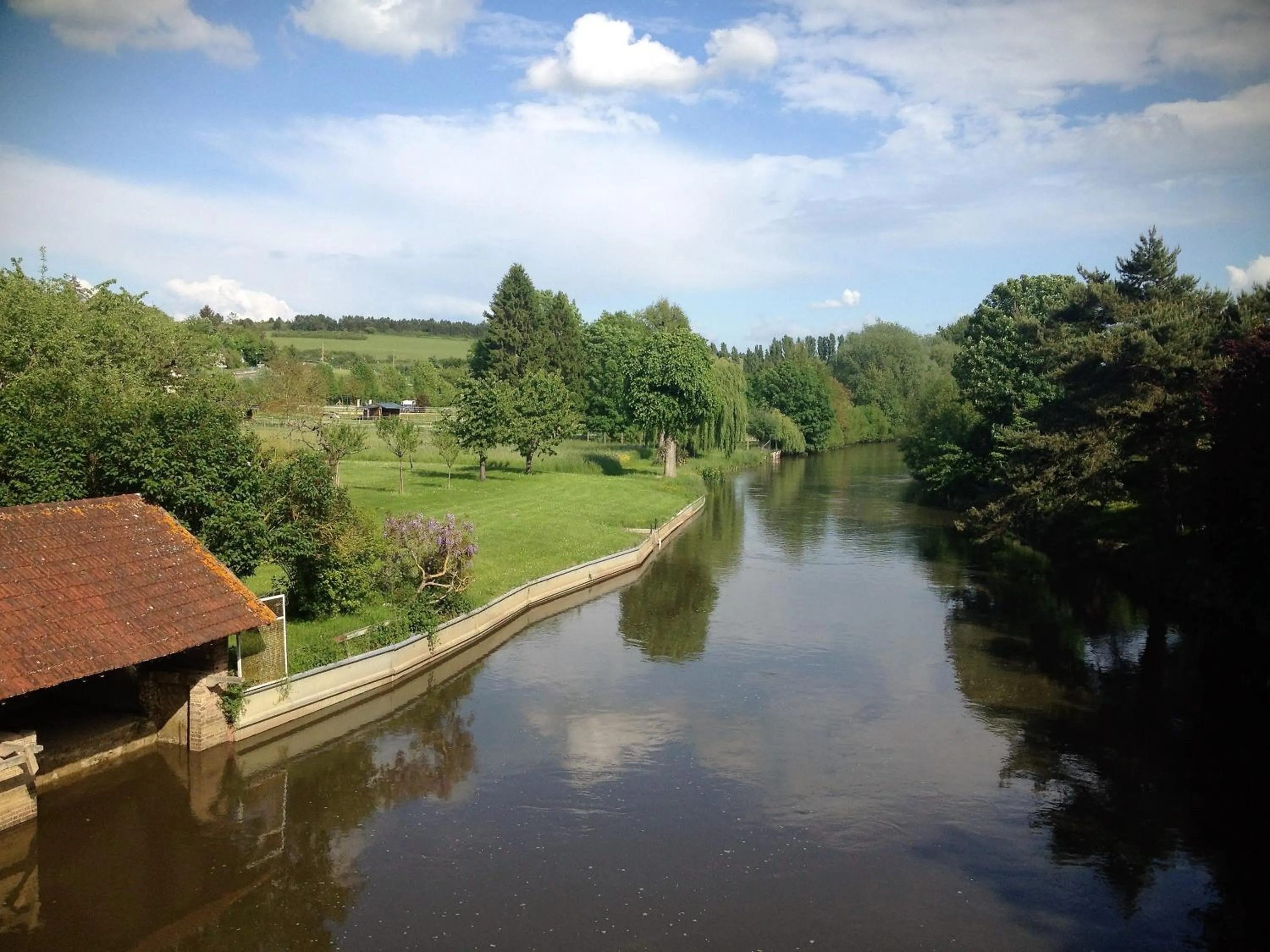 Natural landscape in Domaine de la Reposée