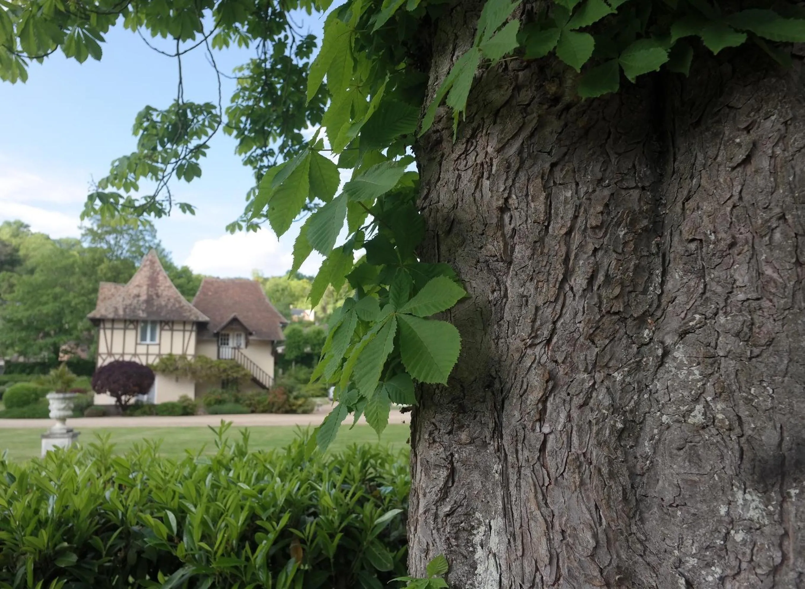 Facade/entrance in Domaine de la Reposée