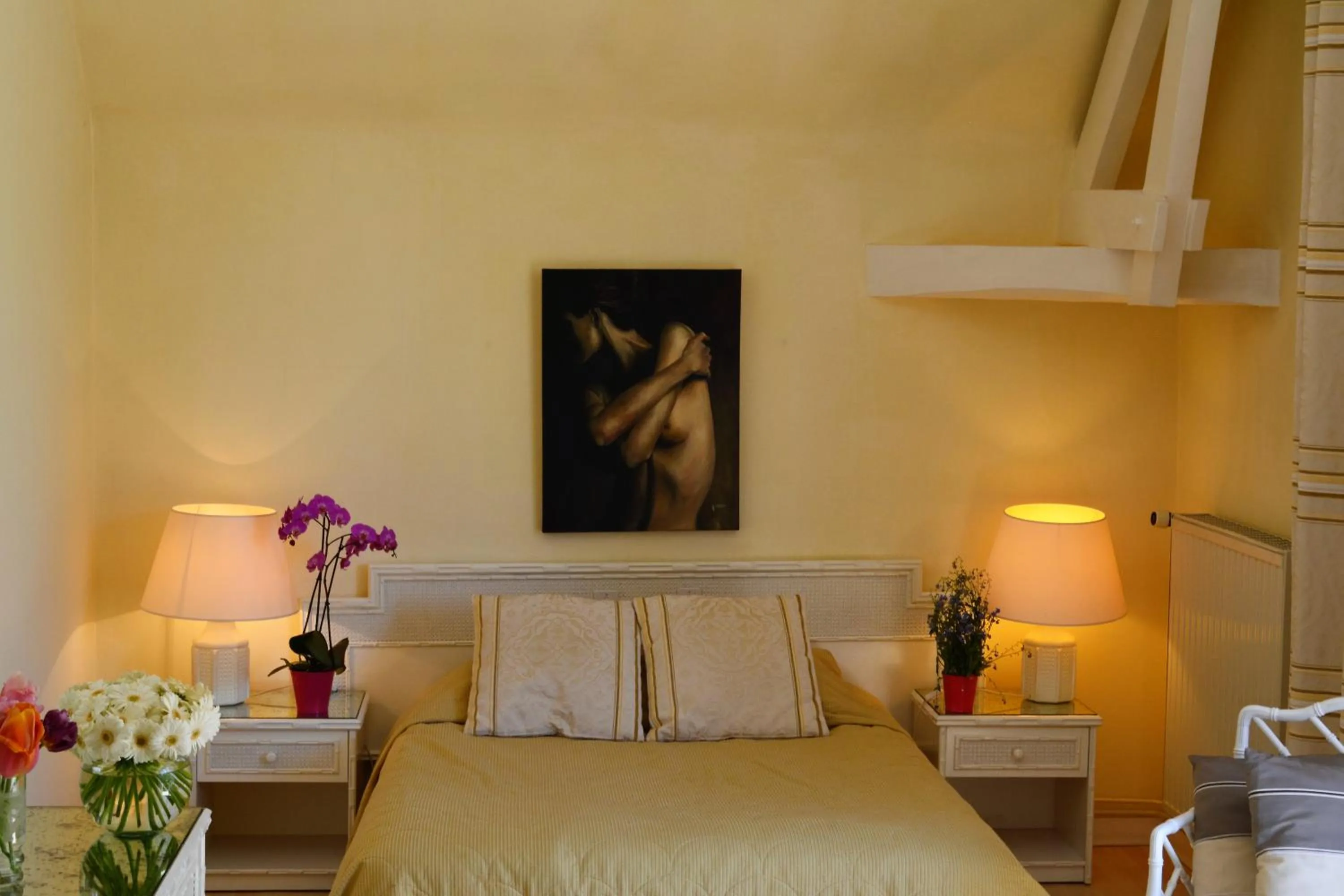 Bedroom, Bed in Domaine de la Reposée