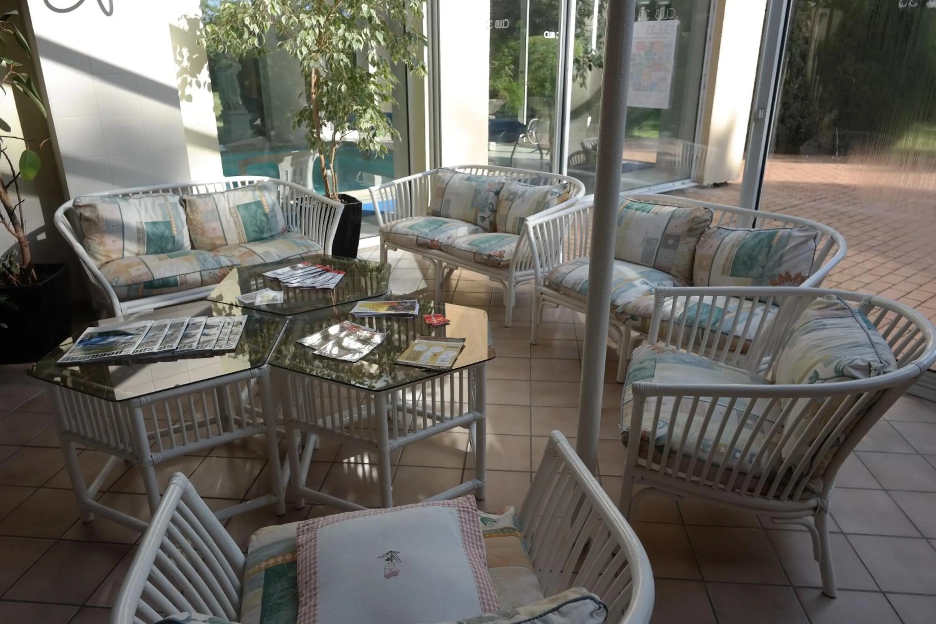 Patio in Domaine de la Reposée